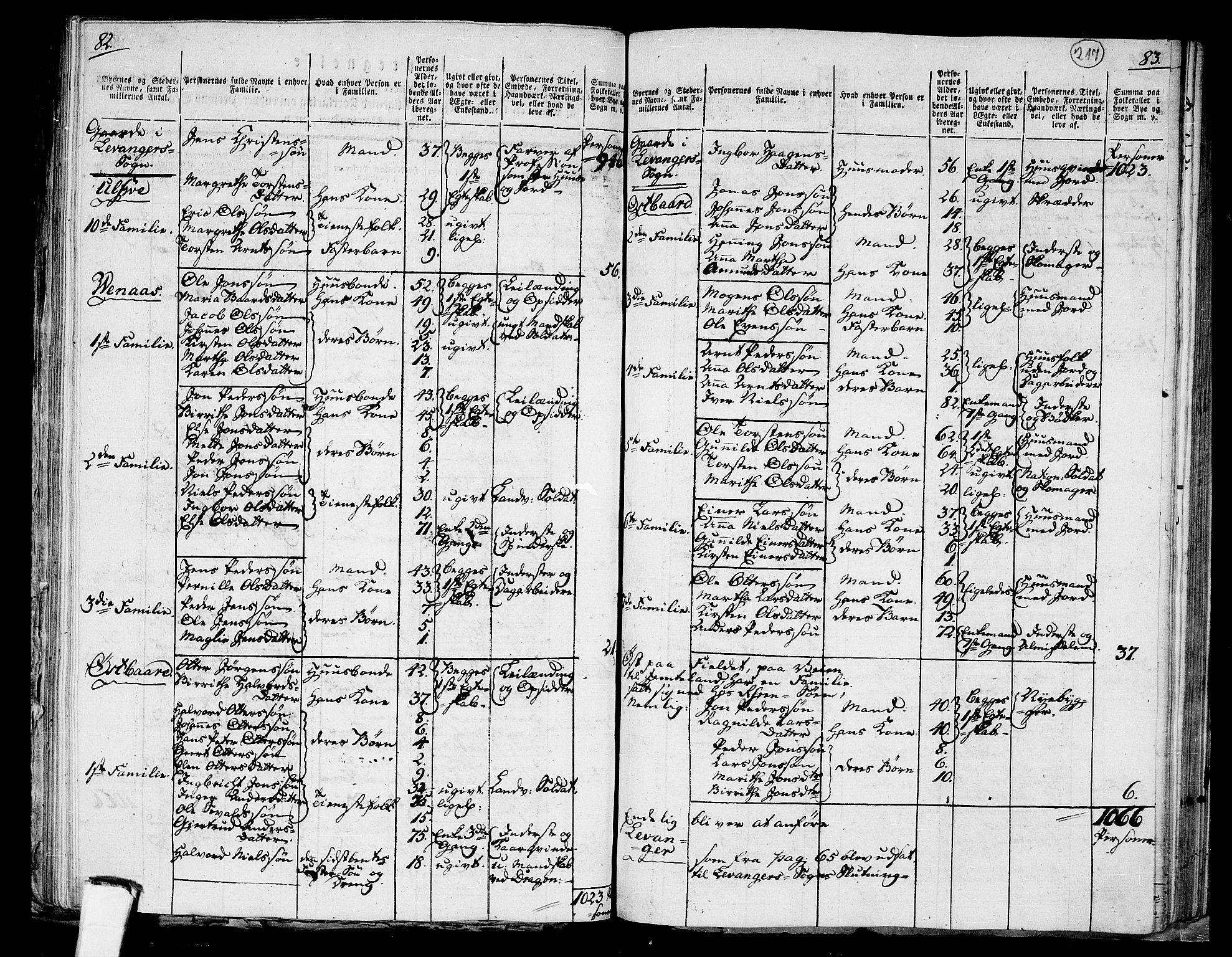 RA, 1801 census for 1719P Skogn, 1801, p. 216b-217a