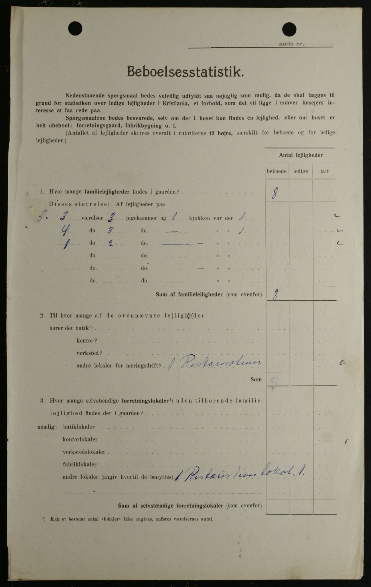 OBA, Municipal Census 1908 for Kristiania, 1908, p. 102372