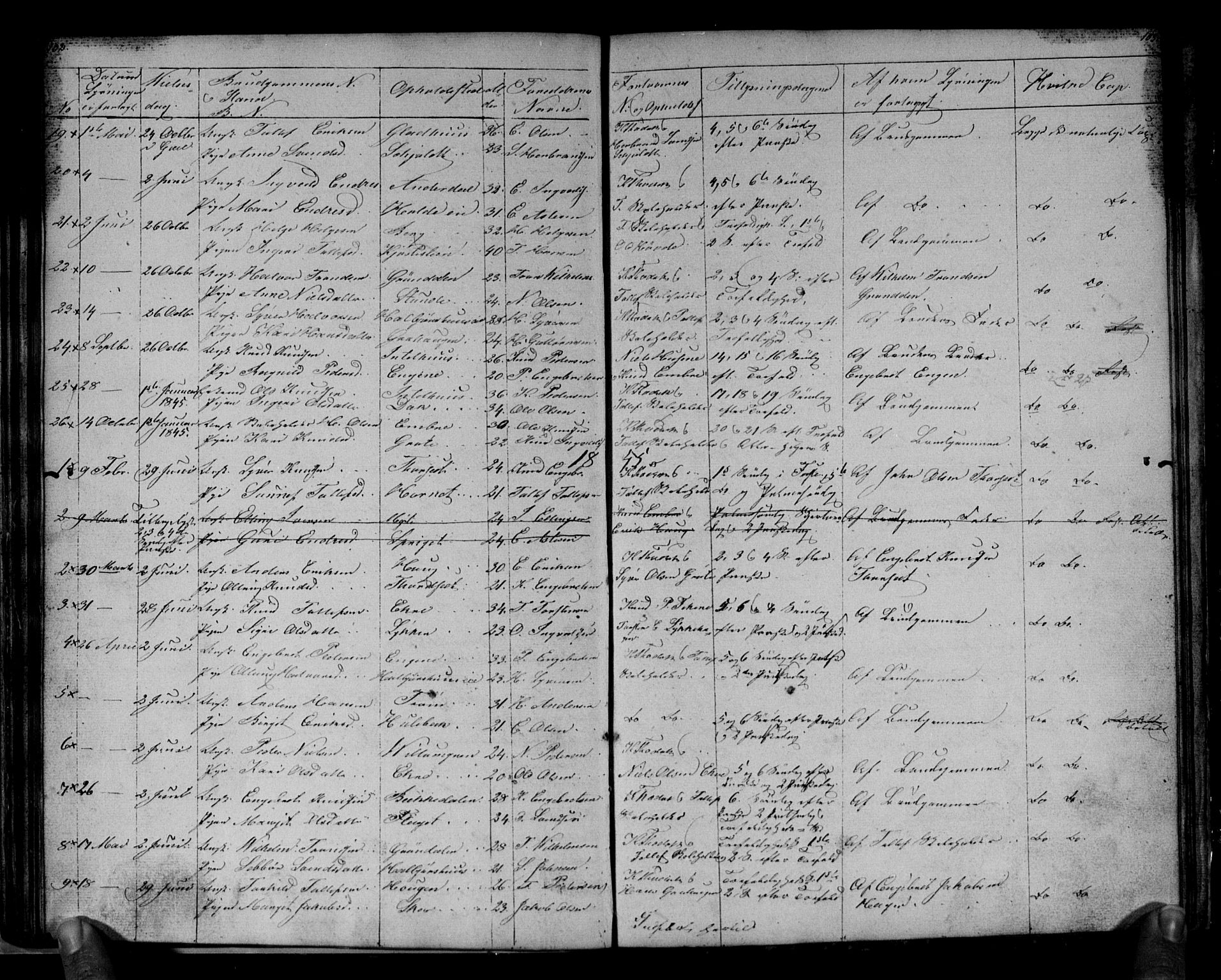 Gol kirkebøker, AV/SAKO-A-226/G/Gb/L0003: Parish register (copy) no. II 3, 1844-1858, p. 102-103