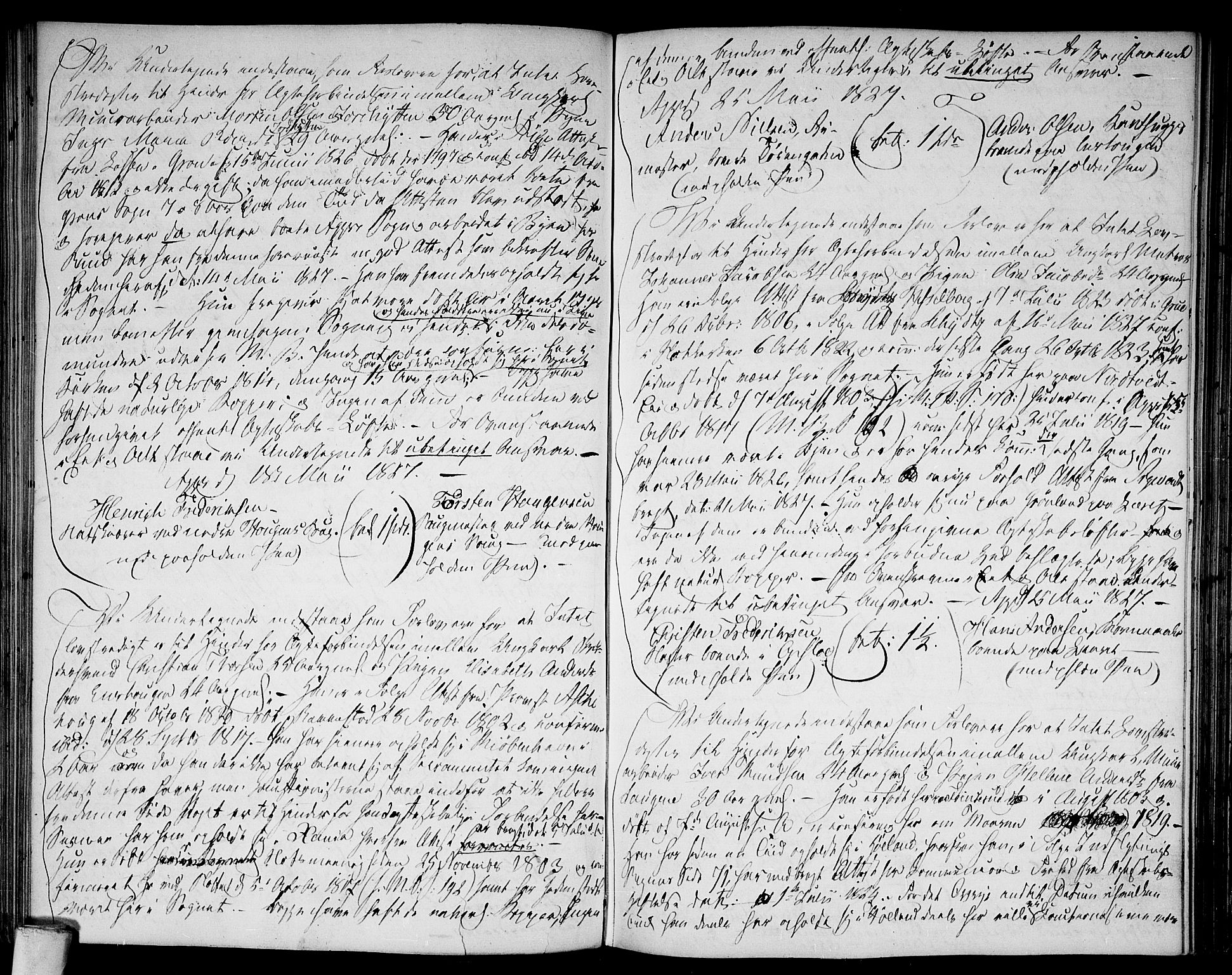 Aker prestekontor kirkebøker, AV/SAO-A-10861/L/L0004: Best man's statements no. 4, 1778-1831