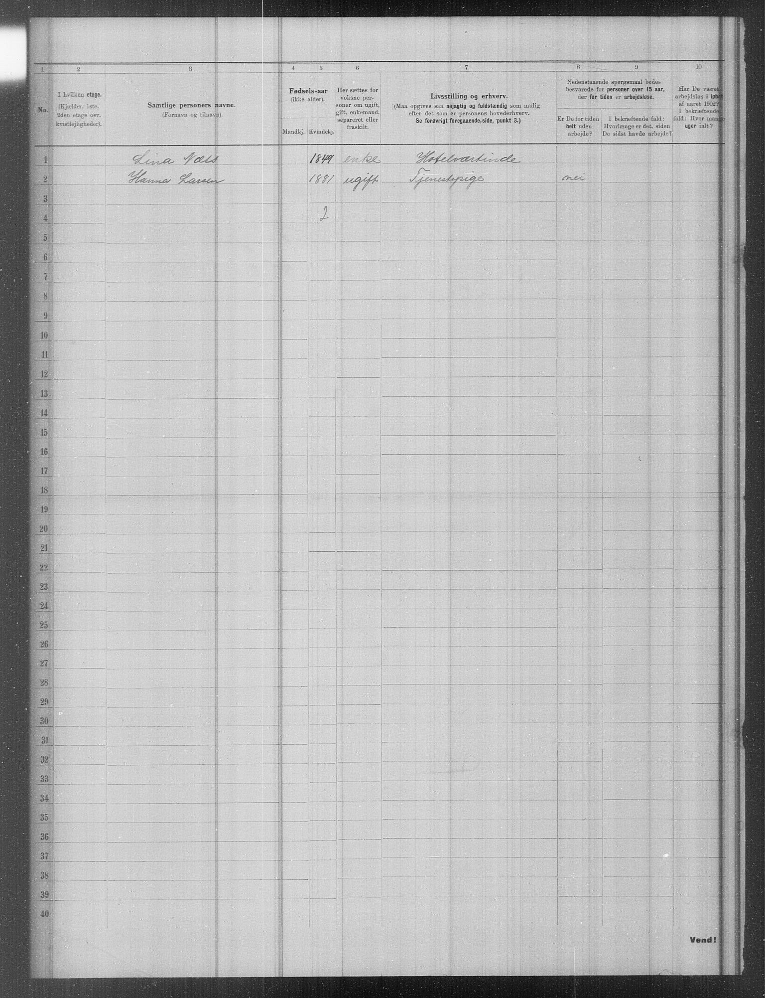 OBA, Municipal Census 1902 for Kristiania, 1902, p. 16438