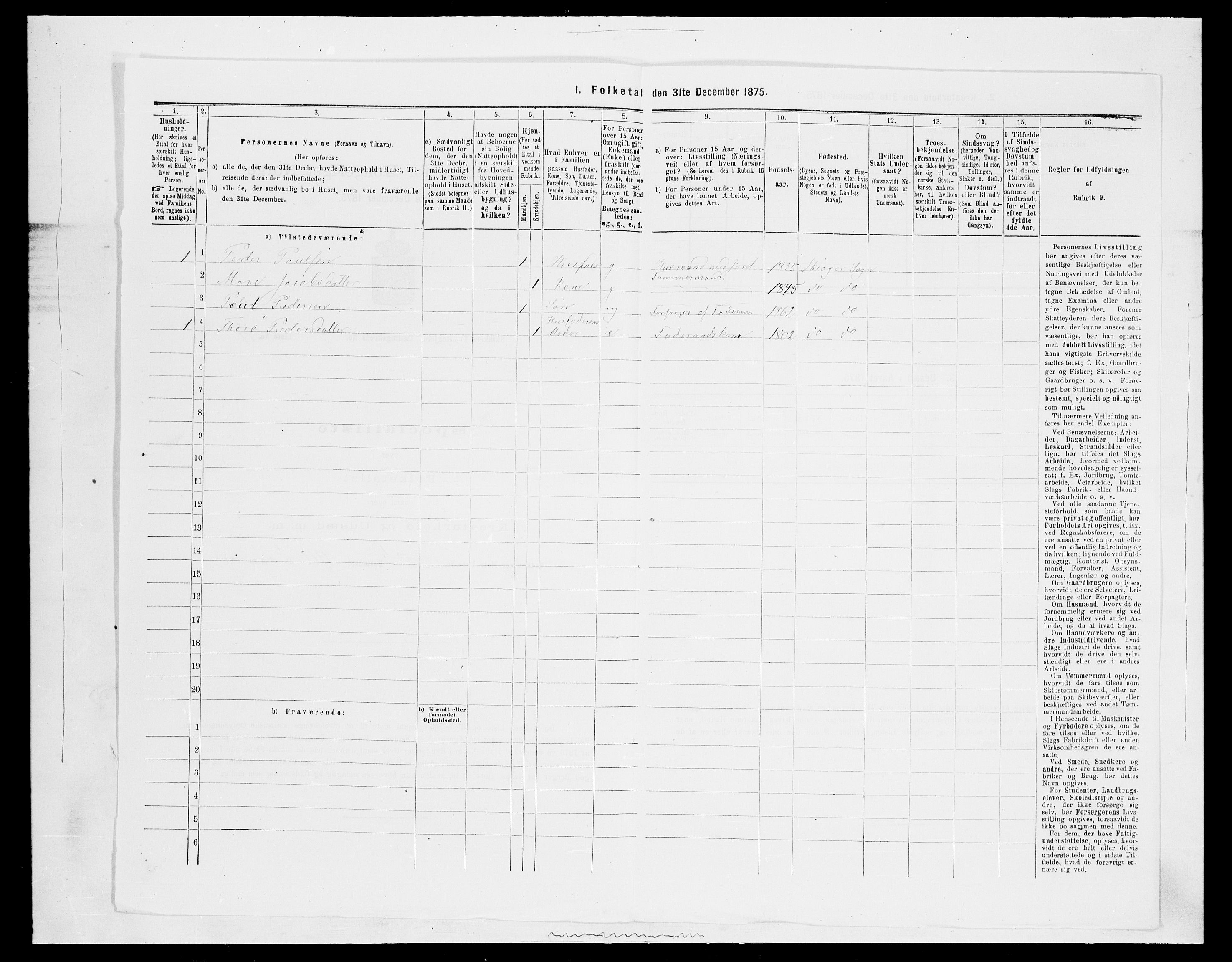 SAH, 1875 census for 0513P Skjåk, 1875, p. 332