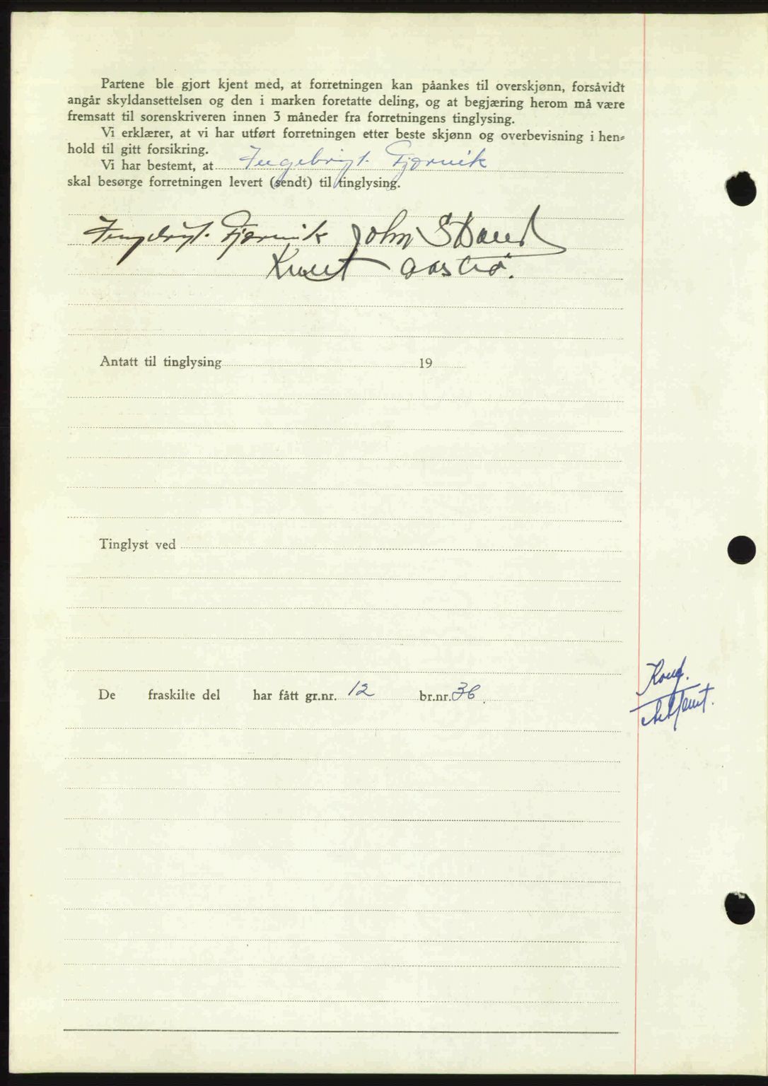 Nordmøre sorenskriveri, AV/SAT-A-4132/1/2/2Ca: Mortgage book no. A114, 1950-1950, Diary no: : 810/1950