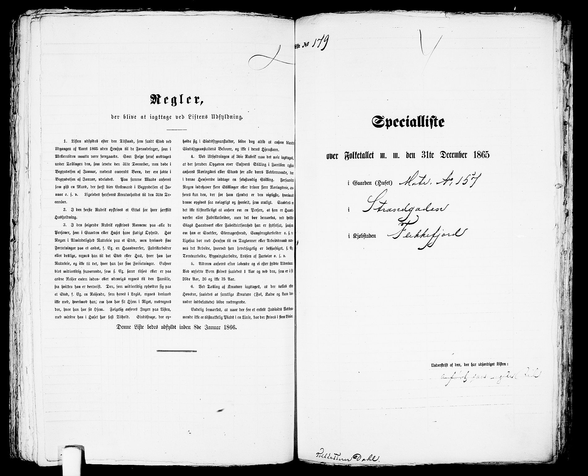 RA, 1865 census for Flekkefjord/Flekkefjord, 1865, p. 368