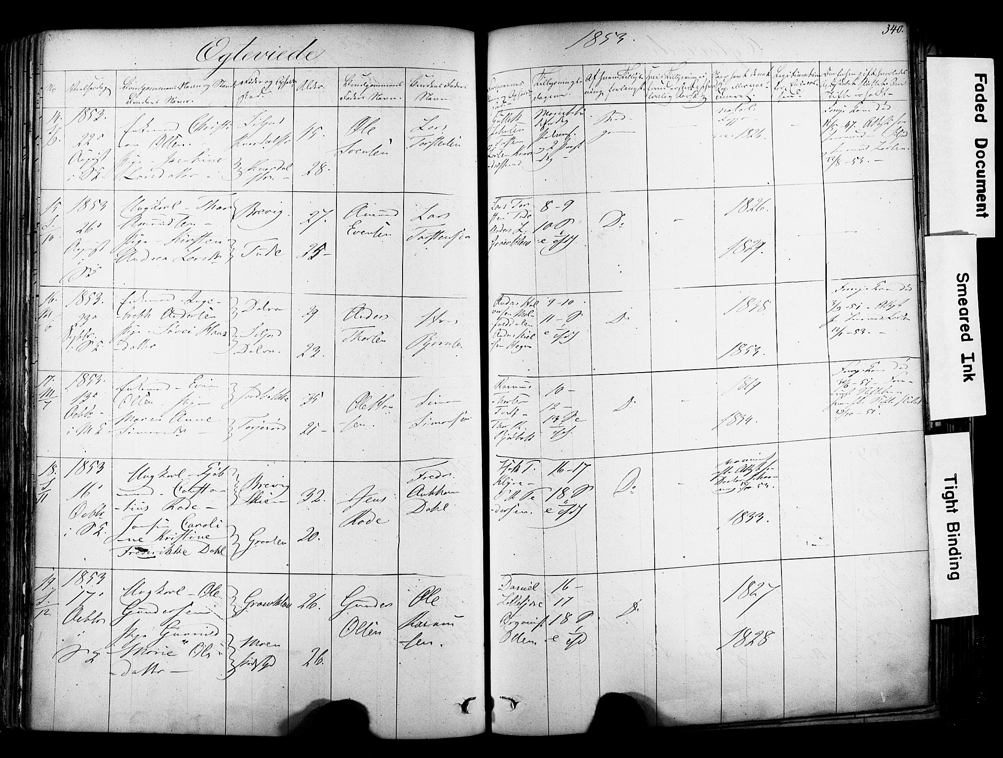 Solum kirkebøker, AV/SAKO-A-306/F/Fa/L0006: Parish register (official) no. I 6, 1844-1855, p. 340