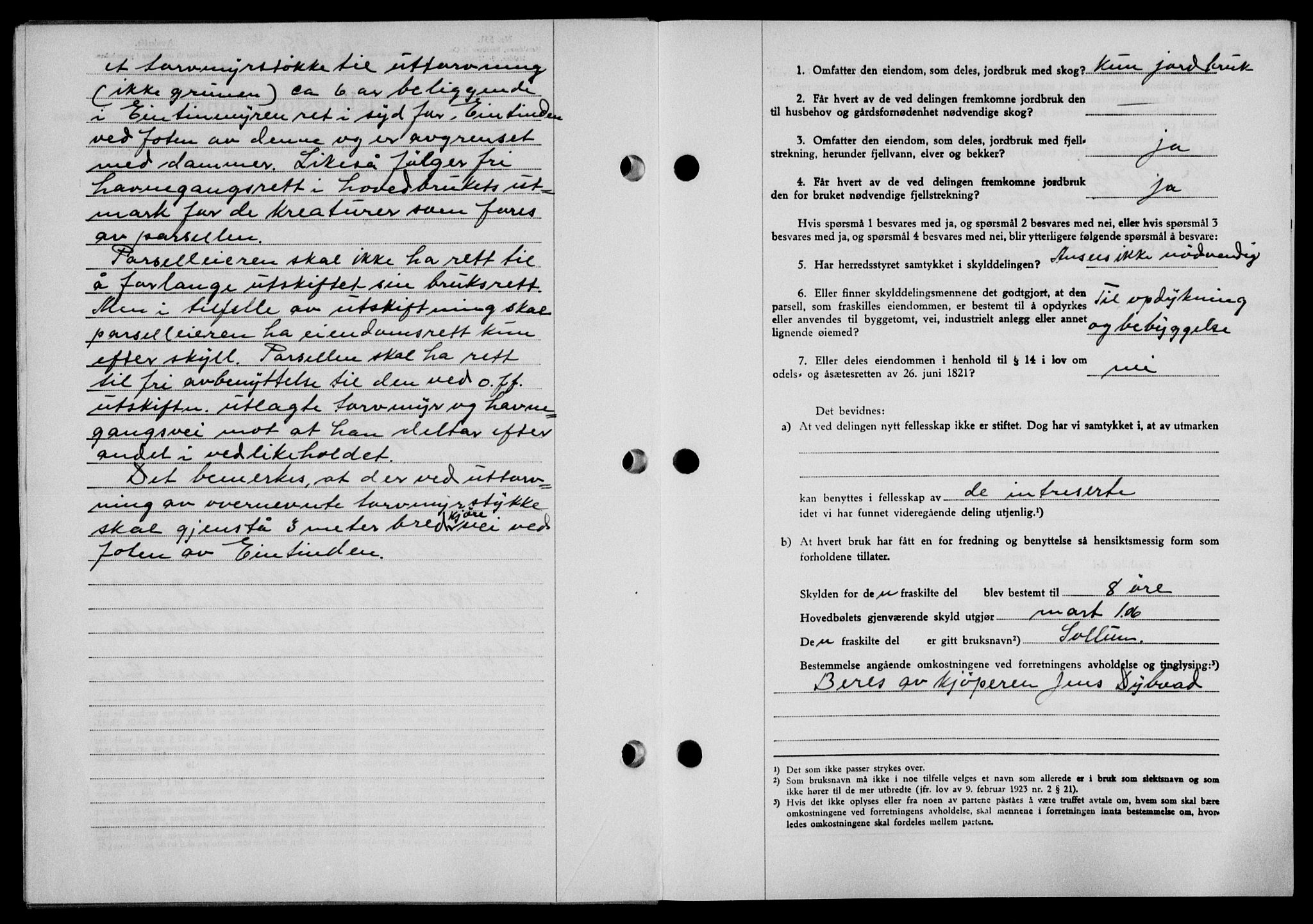 Lofoten sorenskriveri, SAT/A-0017/1/2/2C/L0007a: Mortgage book no. 7a, 1939-1940, Diary no: : 950/1940