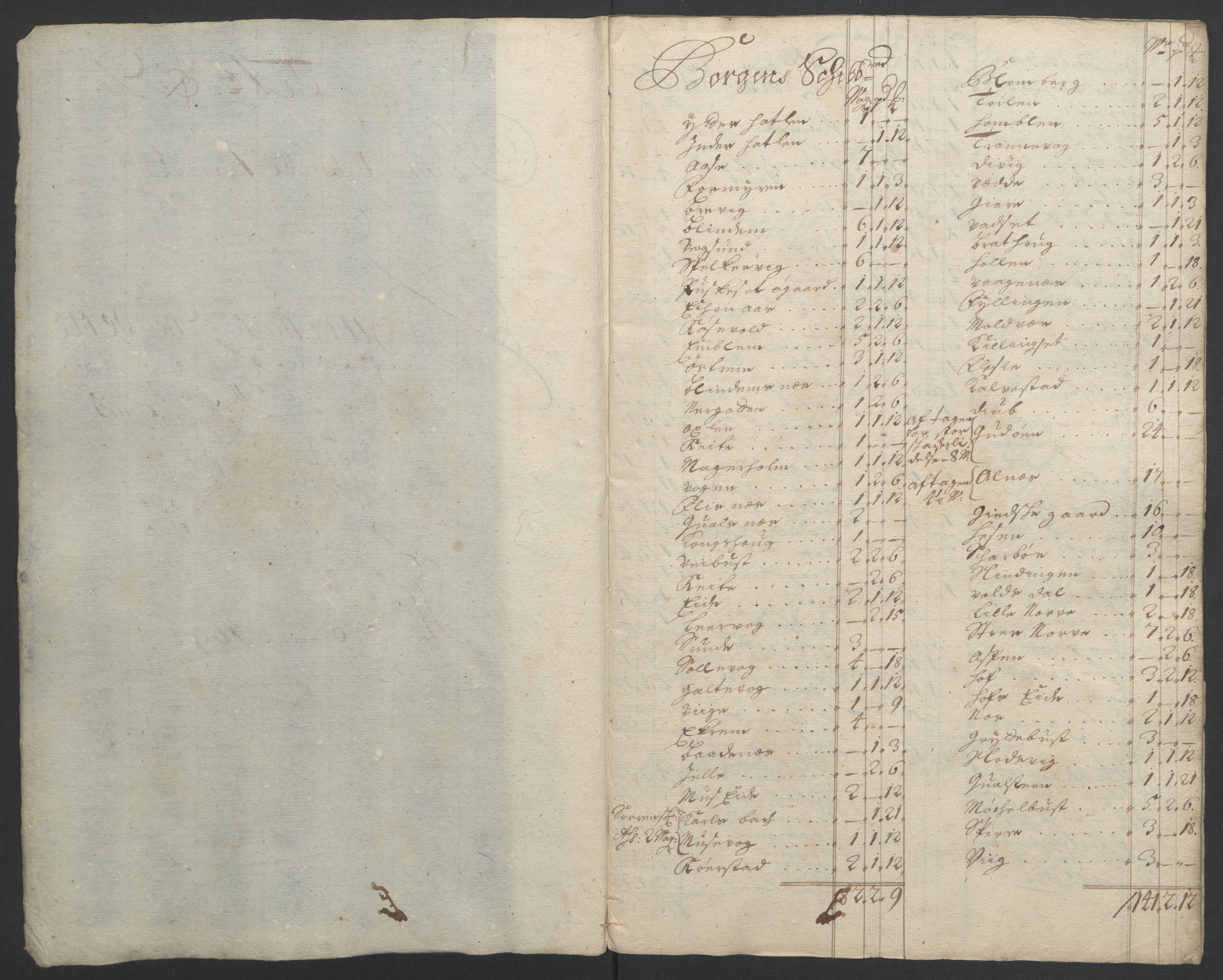 Rentekammeret inntil 1814, Reviderte regnskaper, Fogderegnskap, RA/EA-4092/R54/L3555: Fogderegnskap Sunnmøre, 1694-1695, p. 110