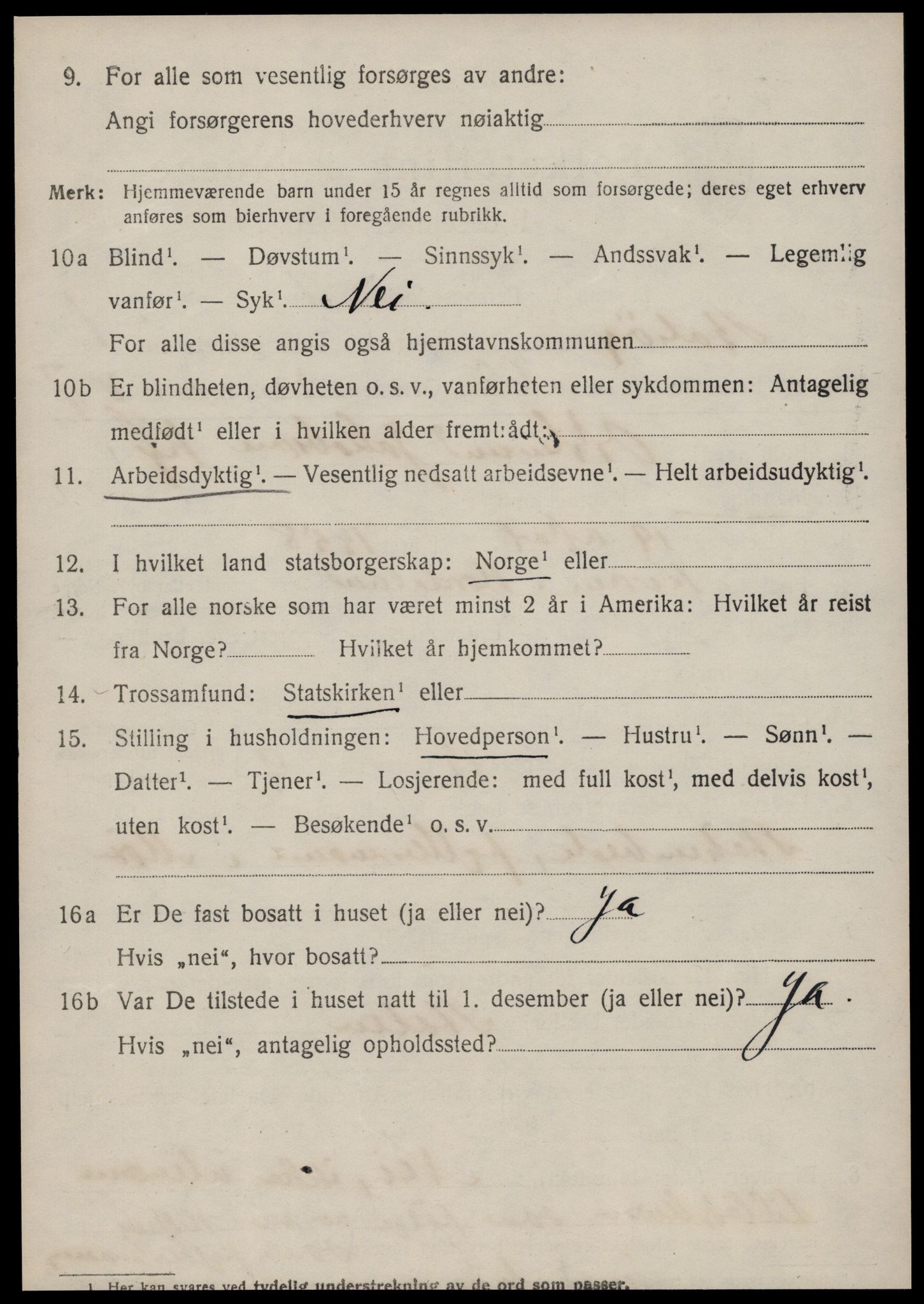 SAT, 1920 census for Bolsøy, 1920, p. 2674