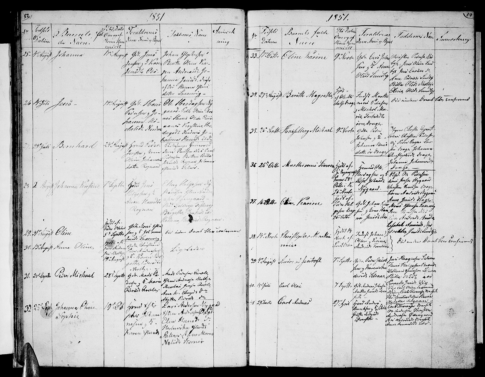 Ministerialprotokoller, klokkerbøker og fødselsregistre - Nordland, SAT/A-1459/847/L0677: Parish register (copy) no. 847C05, 1842-1853, p. 52-53