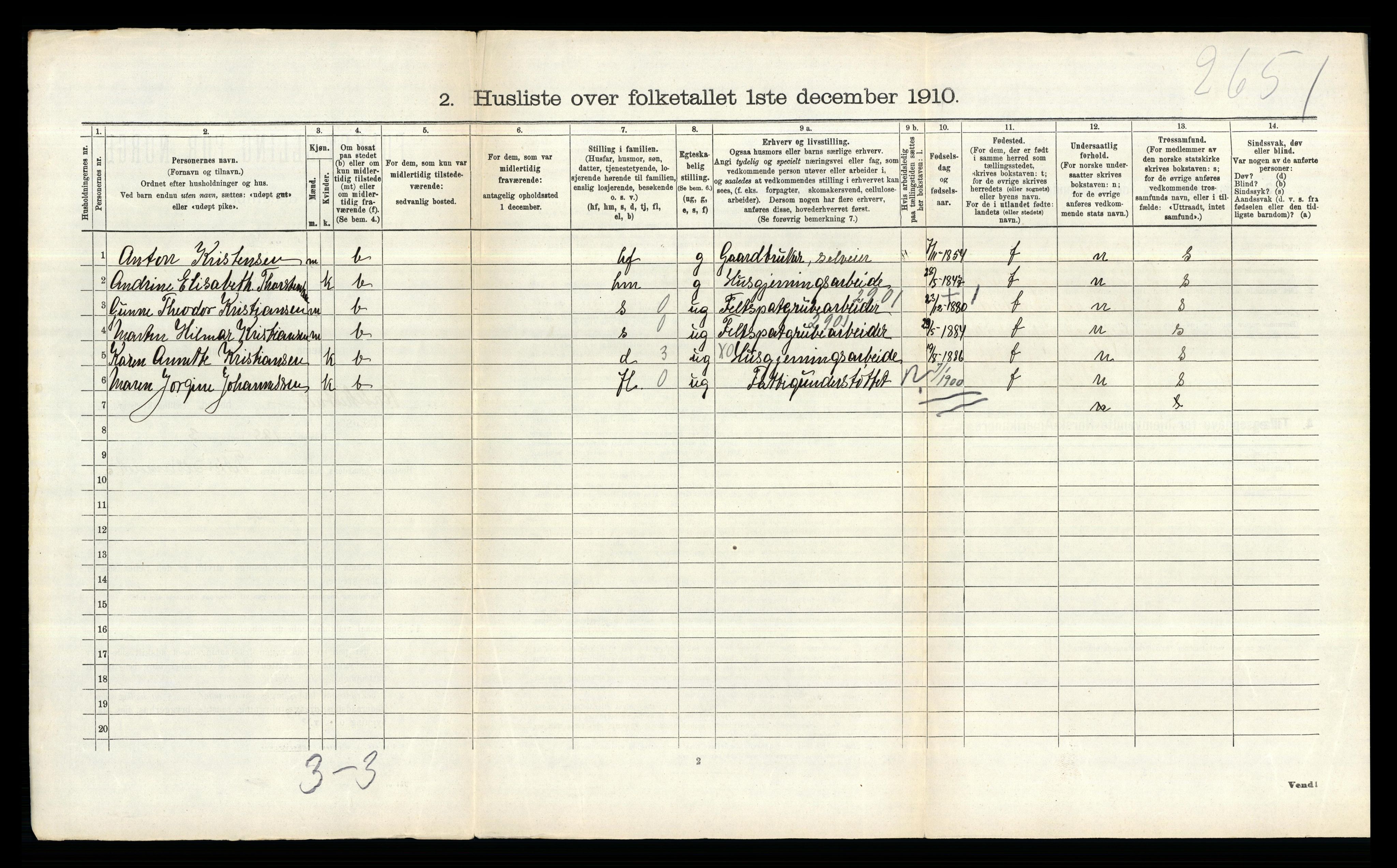 RA, 1910 census for Rakkestad, 1910, p. 1652