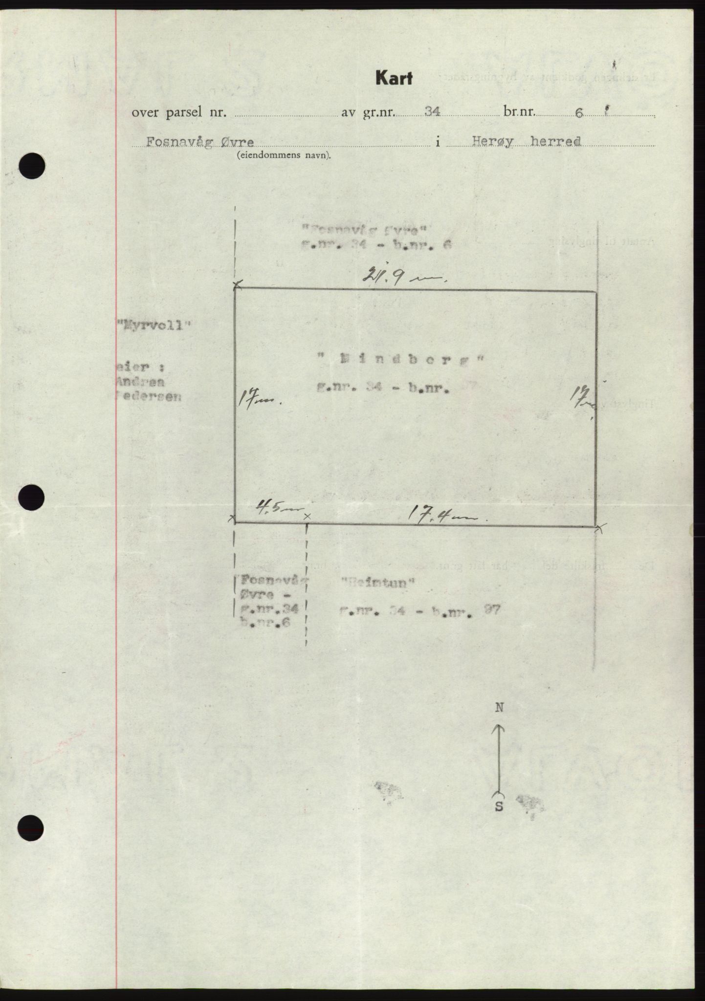 Søre Sunnmøre sorenskriveri, AV/SAT-A-4122/1/2/2C/L0077: Mortgage book no. 3A, 1945-1946, Diary no: : 1/1946