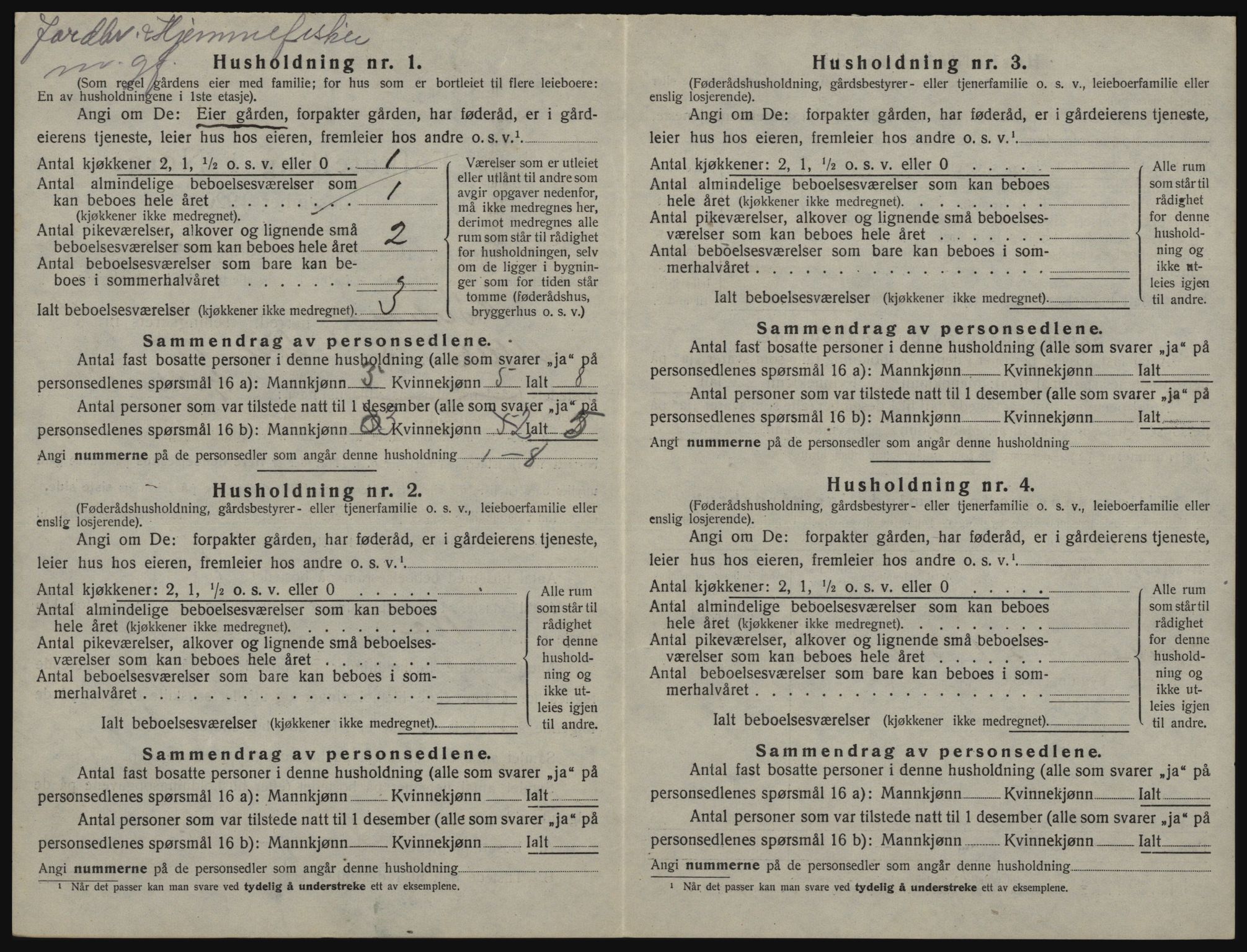 SATØ, 1920 census for Berlevåg, 1920, p. 410