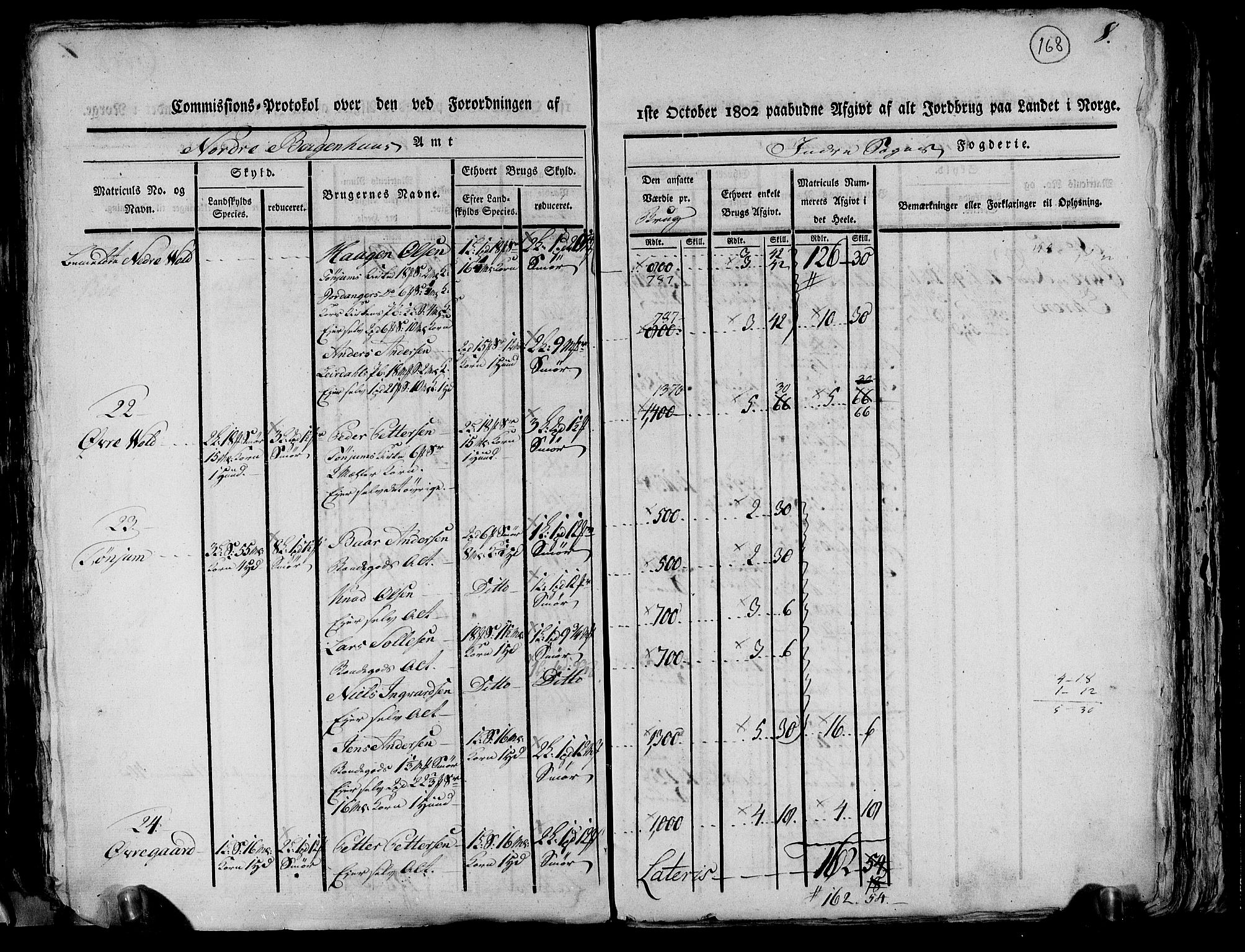 Rentekammeret inntil 1814, Realistisk ordnet avdeling, AV/RA-EA-4070/N/Ne/Nea/L0116: og 0117: Ytre og Indre Sogn fogderi. Kommisjonsprotokoller, 1803, p. 175