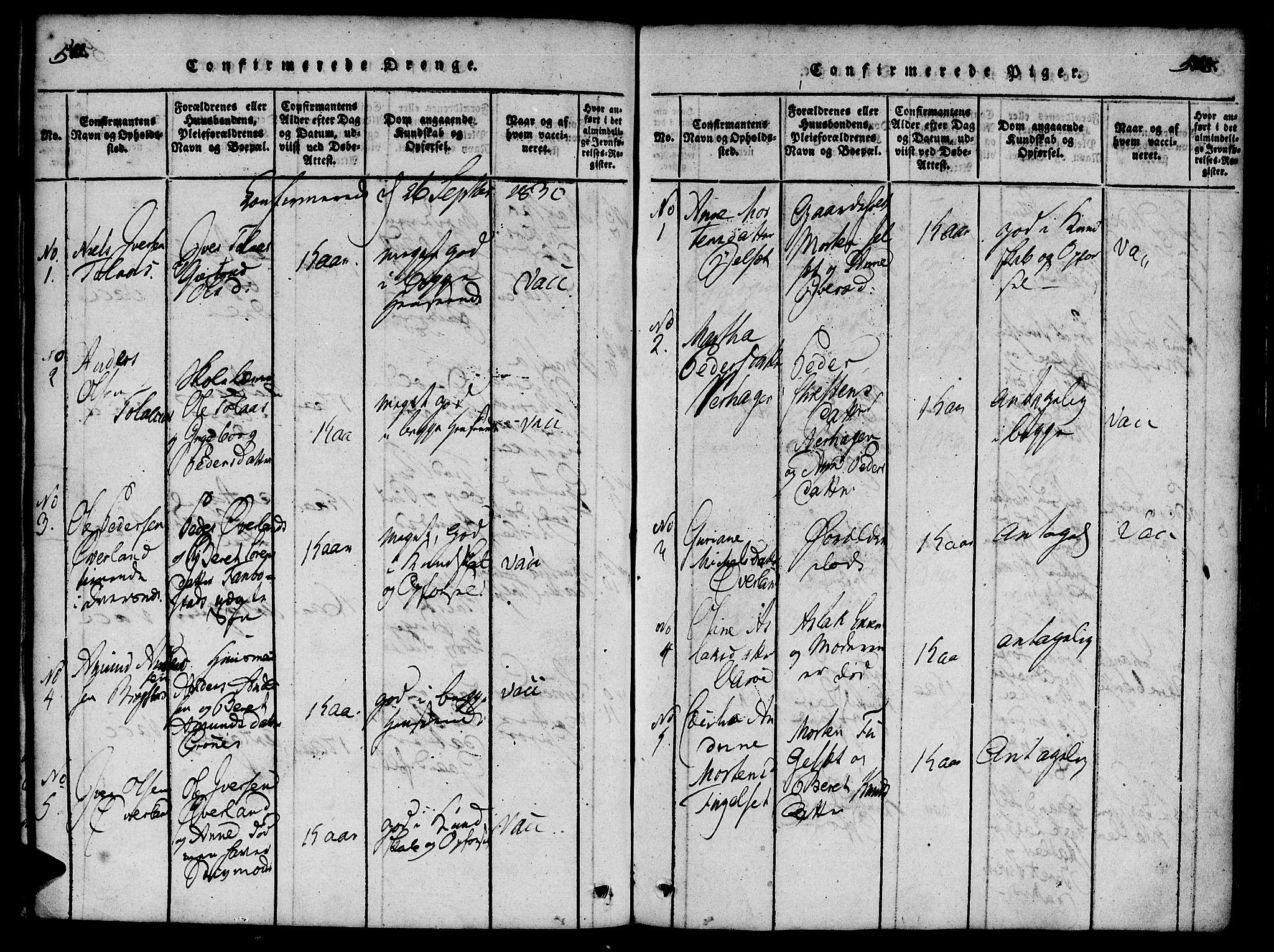 Ministerialprotokoller, klokkerbøker og fødselsregistre - Møre og Romsdal, SAT/A-1454/555/L0652: Parish register (official) no. 555A03, 1817-1843, p. 502-503