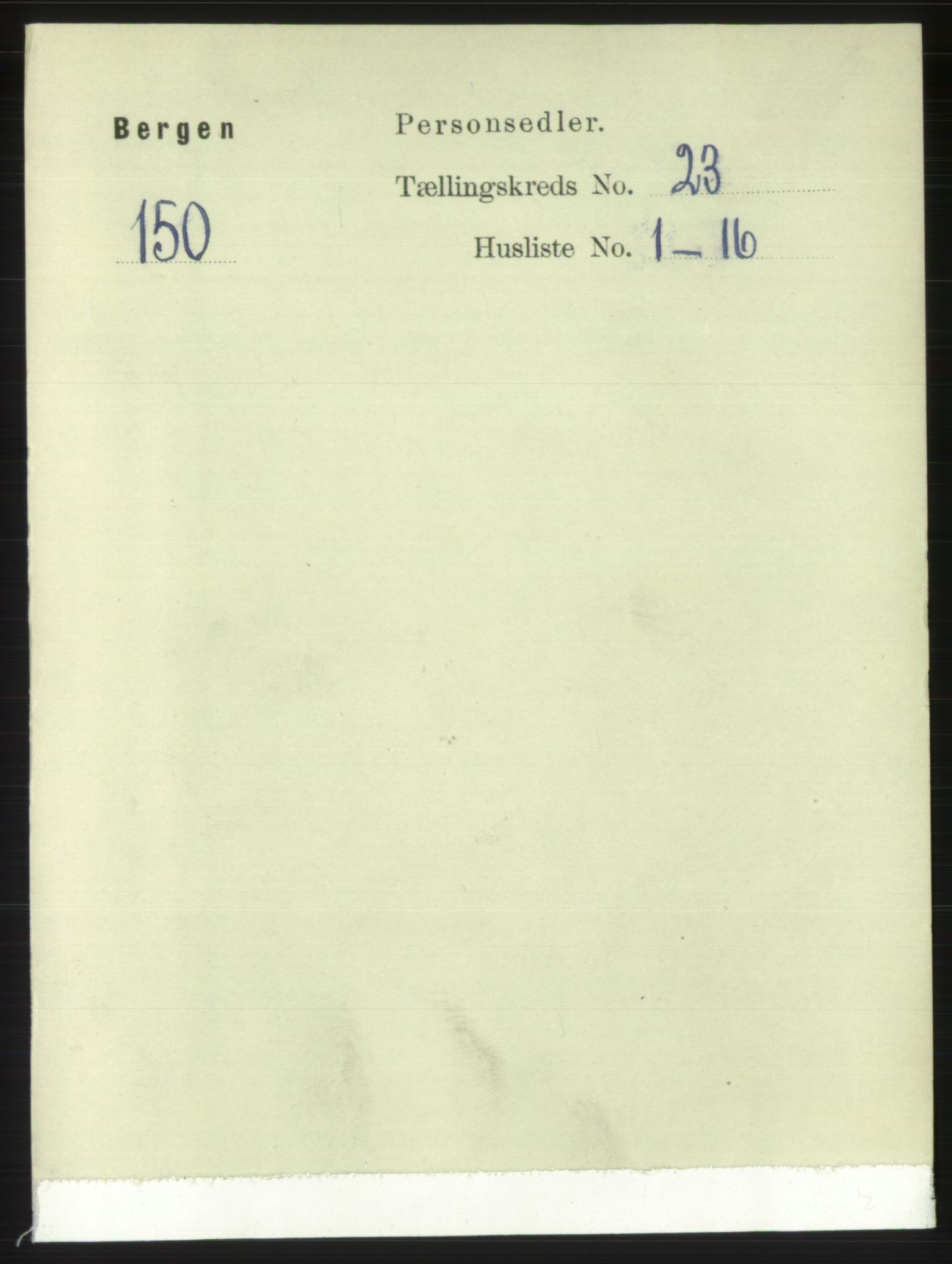 RA, 1891 Census for 1301 Bergen, 1891, p. 31294