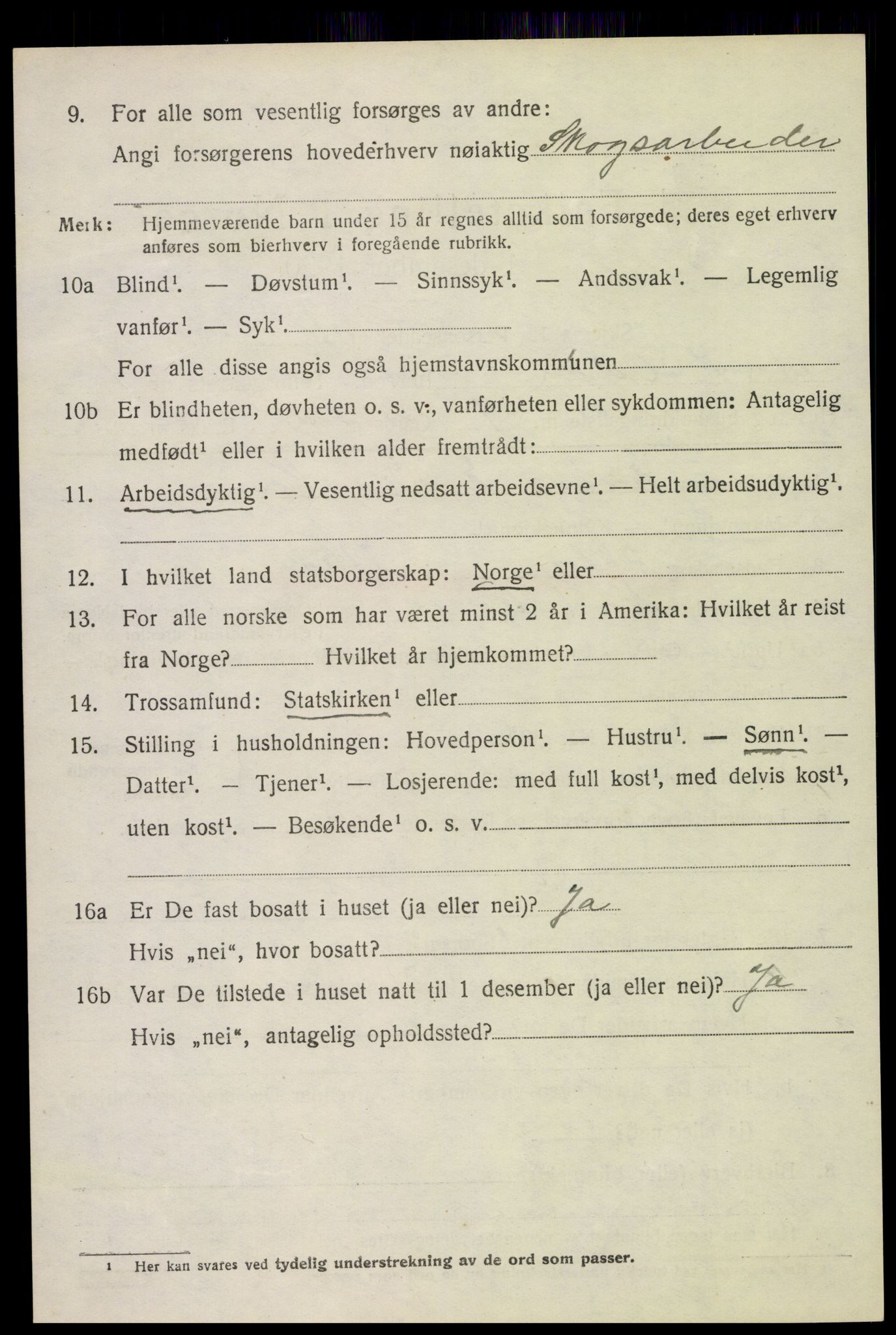 SAH, 1920 census for Nord-Odal, 1920, p. 1810