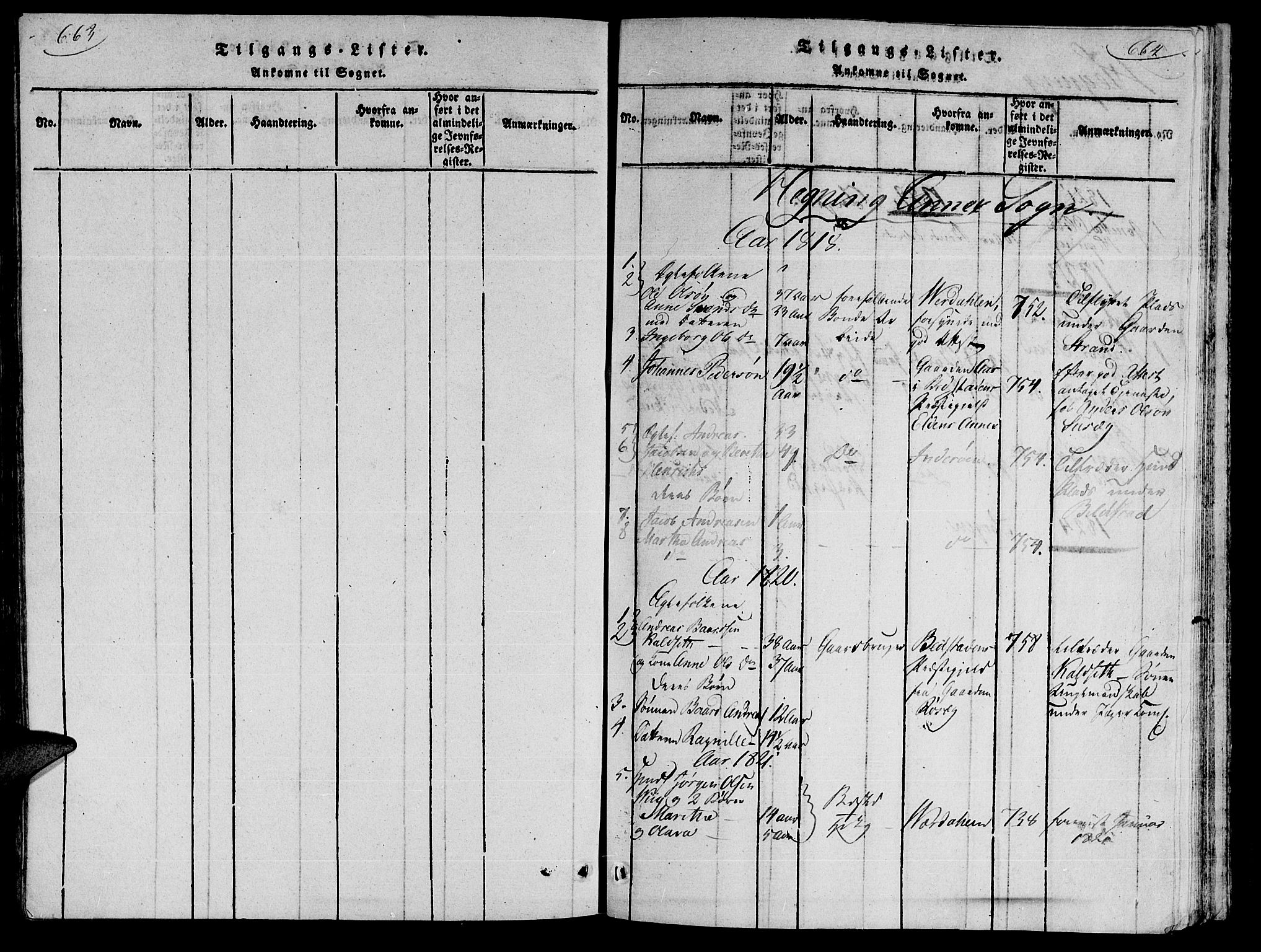 Ministerialprotokoller, klokkerbøker og fødselsregistre - Nord-Trøndelag, SAT/A-1458/735/L0333: Parish register (official) no. 735A04 /3, 1816-1825, p. 663-664