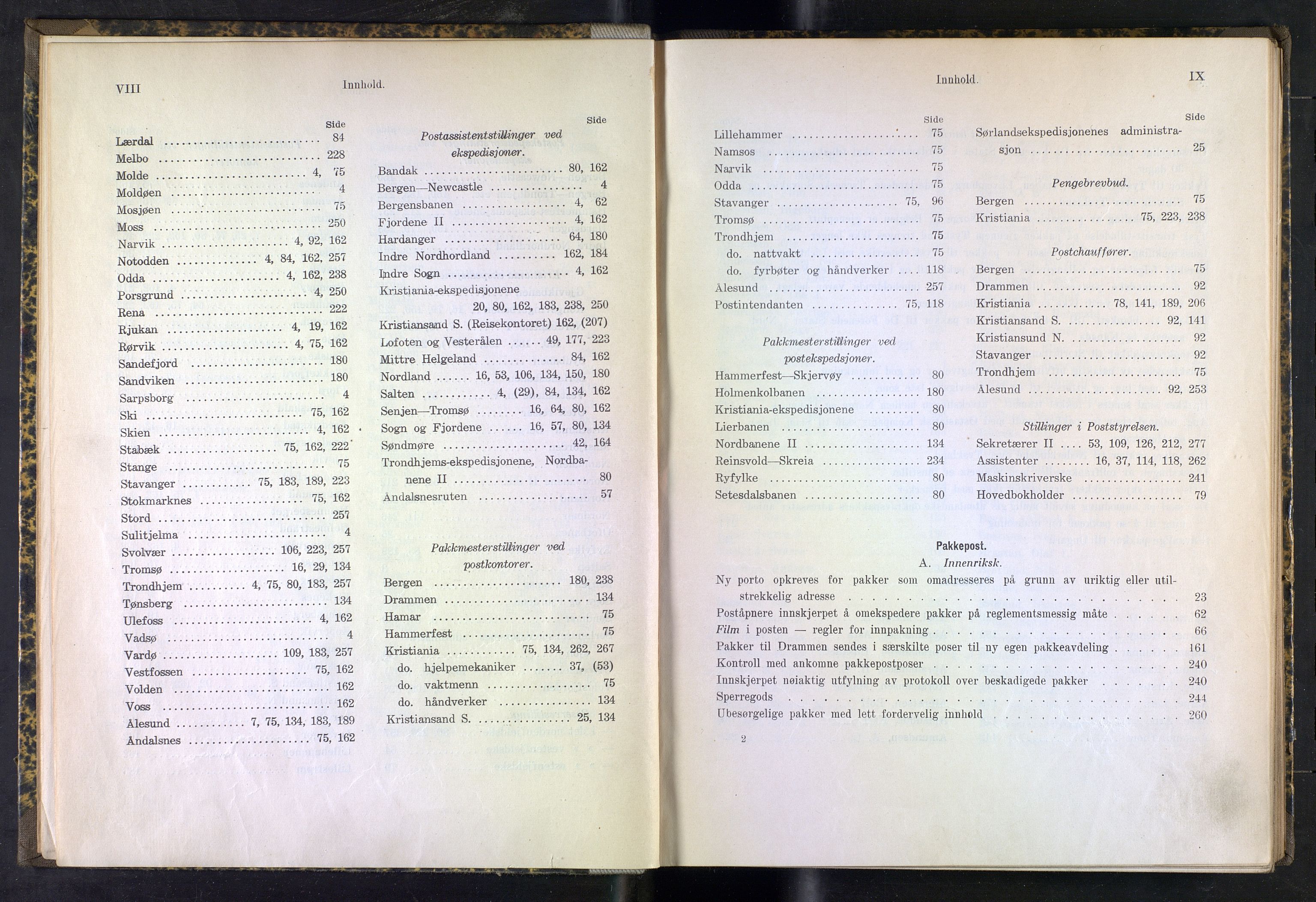 Norges Postmuseums bibliotek, NOPO/-/-/-: Sirkulærer fra Poststyrelsen, 1920