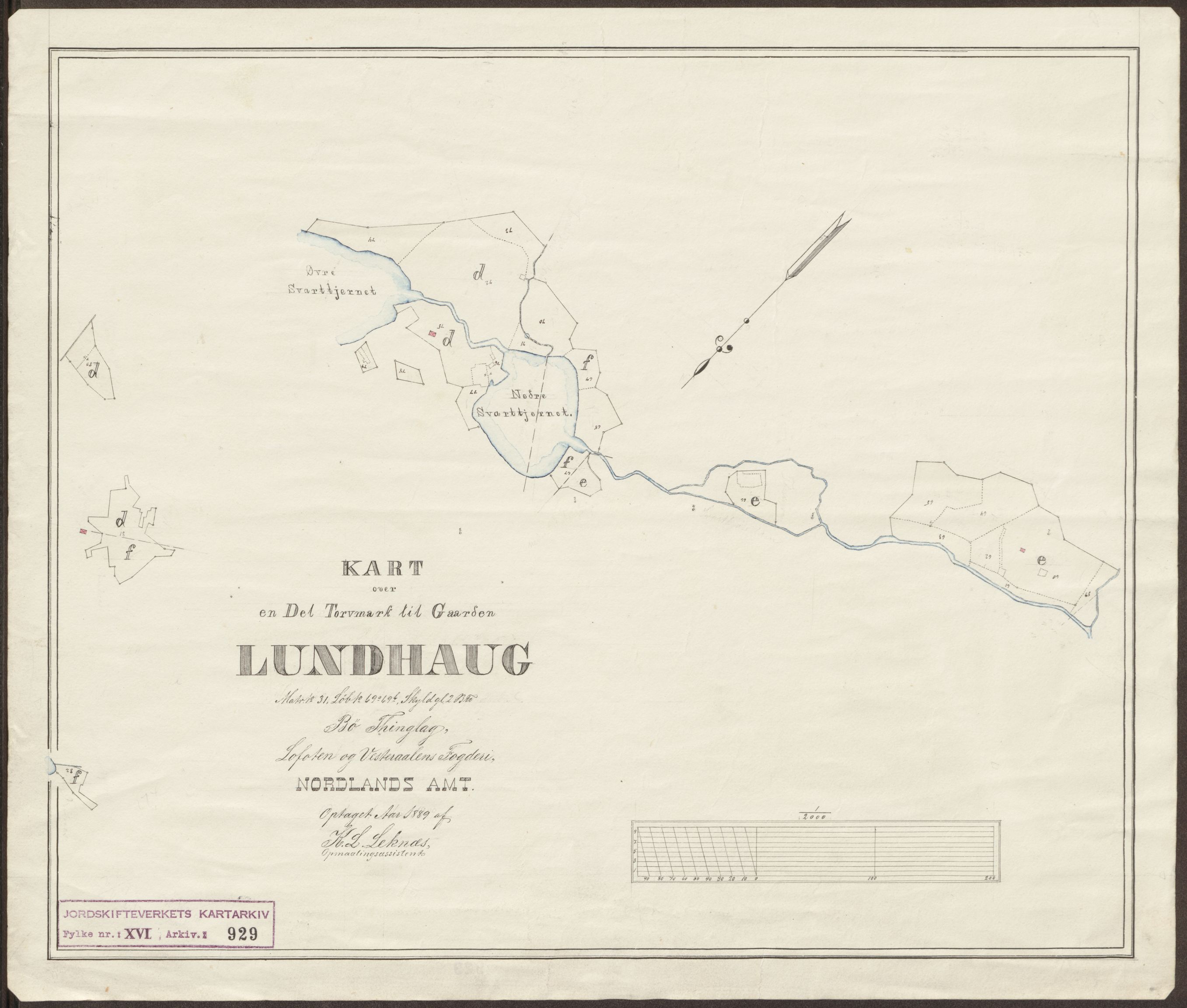 Jordskifteverkets kartarkiv, RA/S-3929/T, 1859-1988, p. 1068