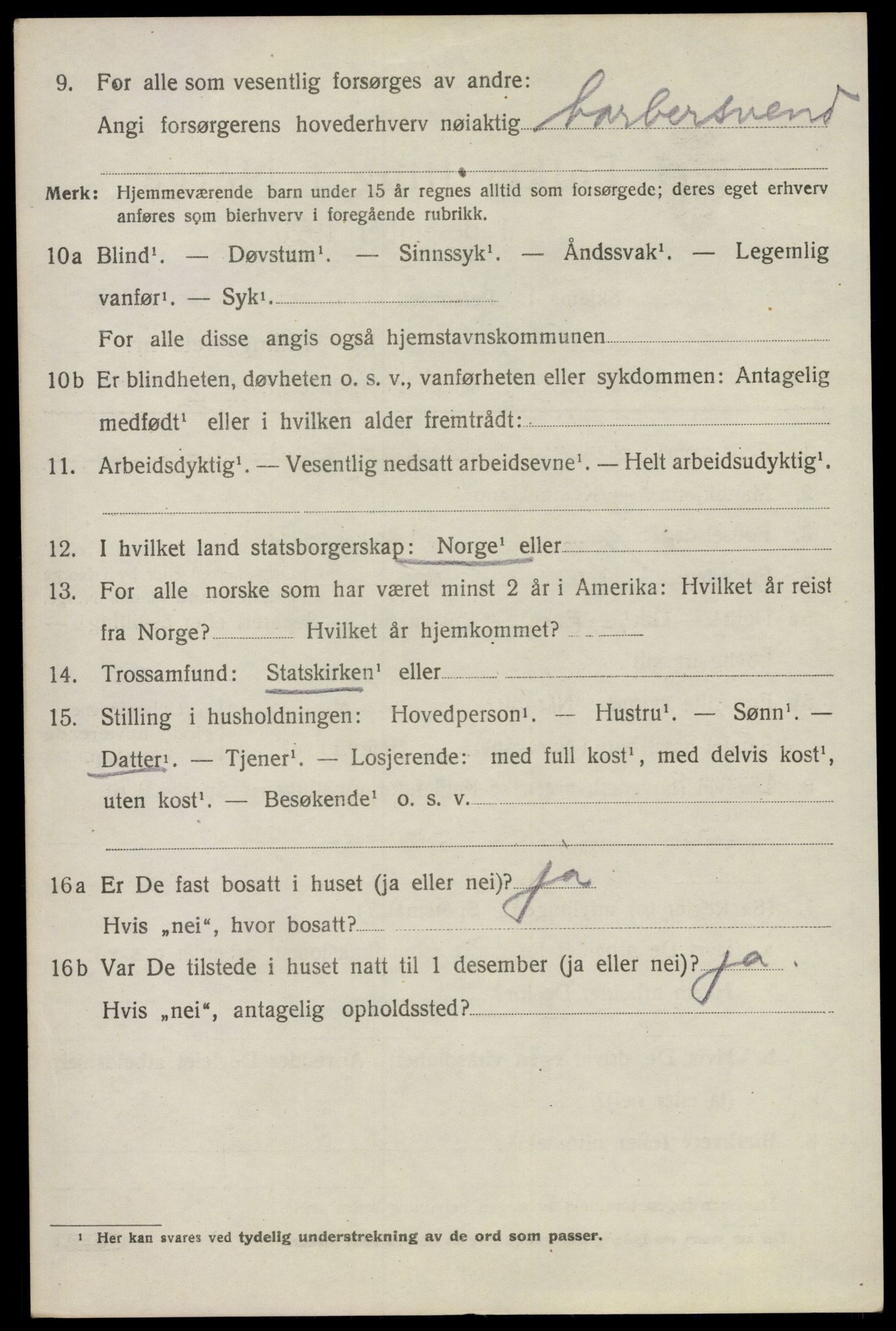 SAO, 1920 census for Lørenskog, 1920, p. 2140