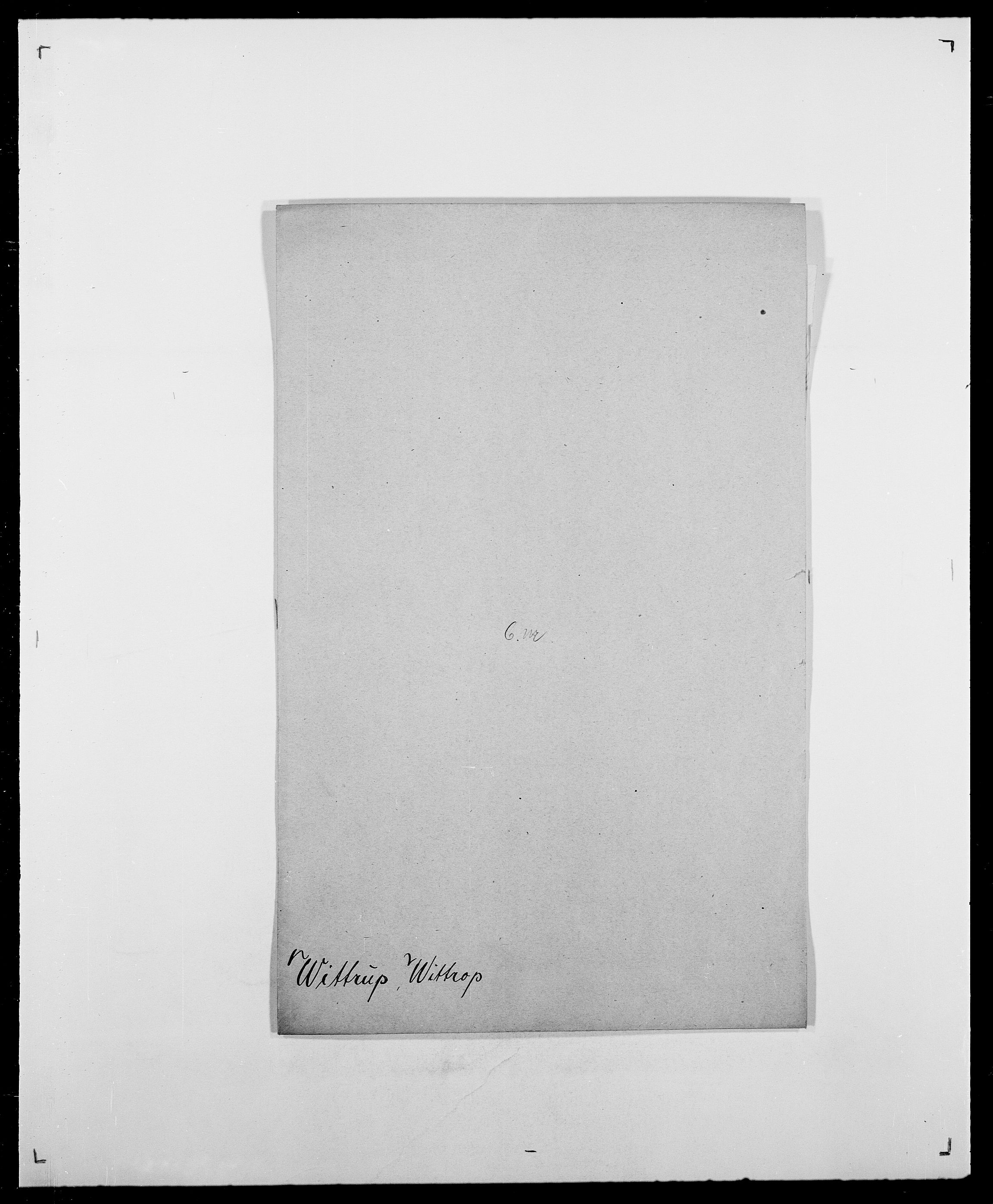 Delgobe, Charles Antoine - samling, AV/SAO-PAO-0038/D/Da/L0042: Vilain - Wulf, Wulff, se også Wolf, p. 500