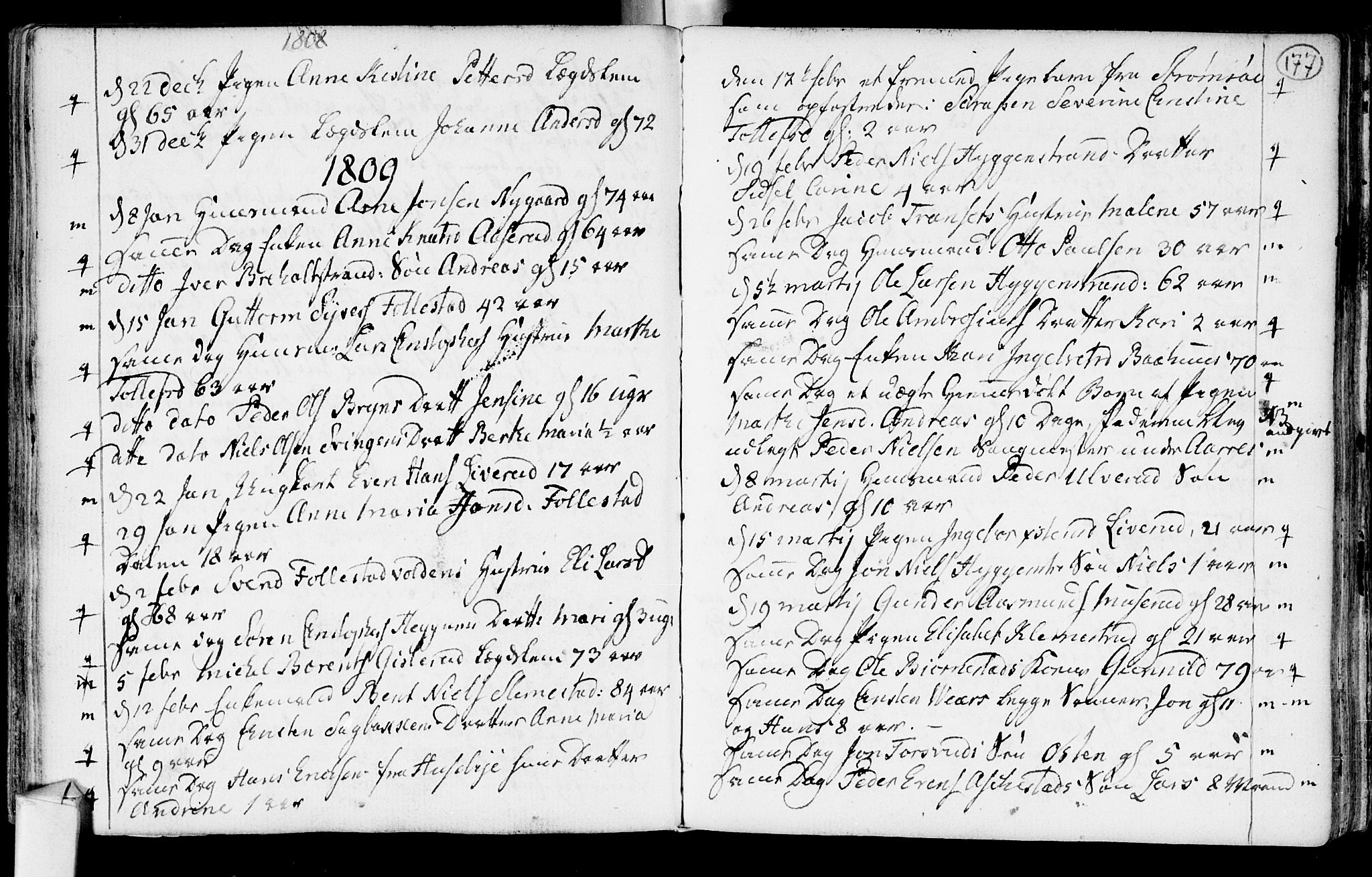 Røyken kirkebøker, SAKO/A-241/F/Fa/L0003: Parish register (official) no. 3, 1782-1813, p. 177
