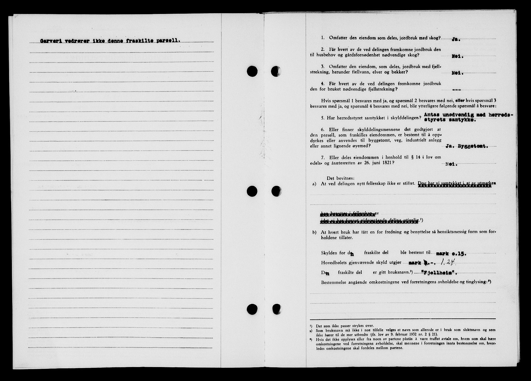 Flekkefjord sorenskriveri, SAK/1221-0001/G/Gb/Gba/L0064: Mortgage book no. A-12, 1948-1949, Diary no: : 934/1948