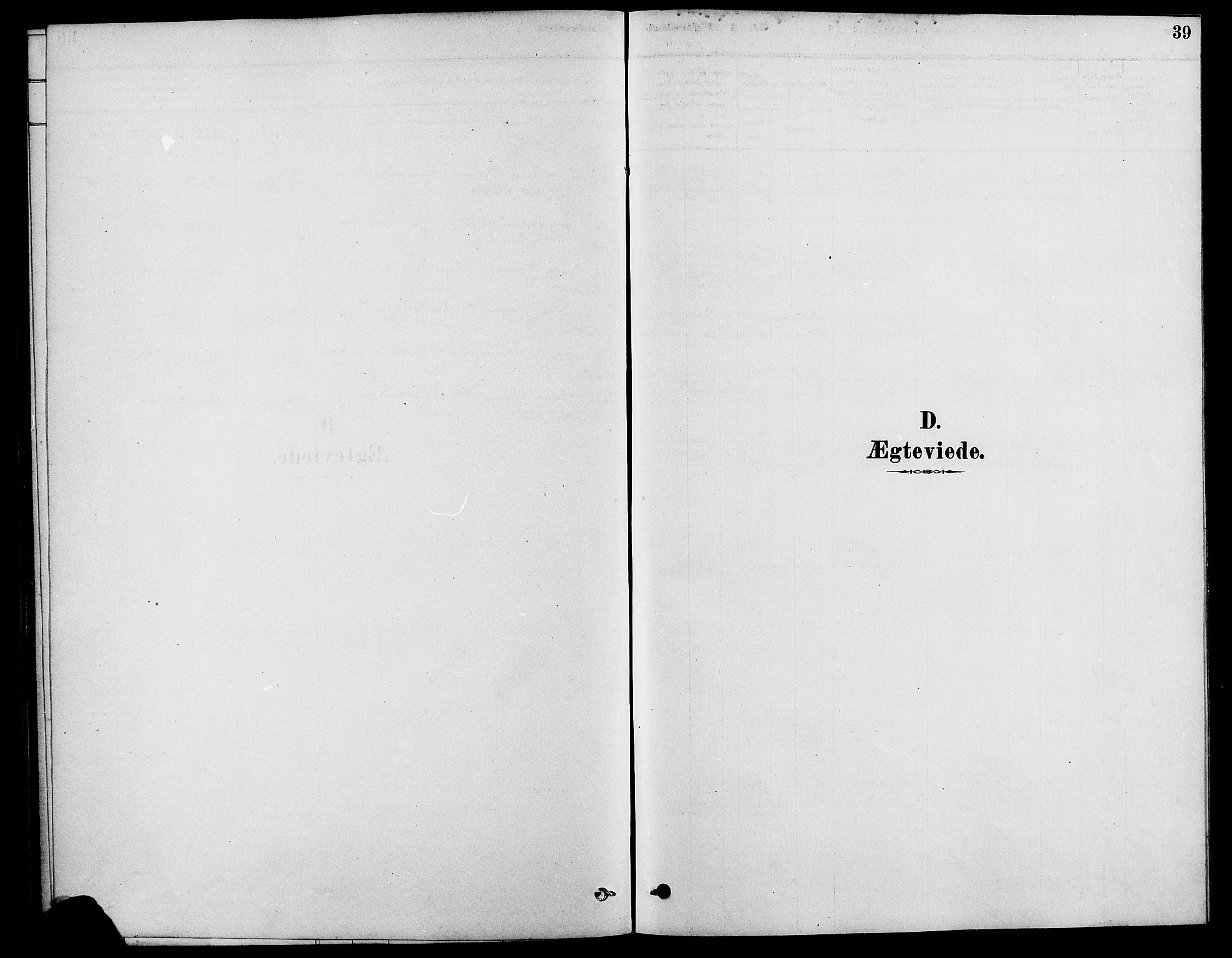 Rendalen prestekontor, AV/SAH-PREST-054/H/Ha/Haa/L0007: Parish register (official) no. 7, 1878-1898, p. 39