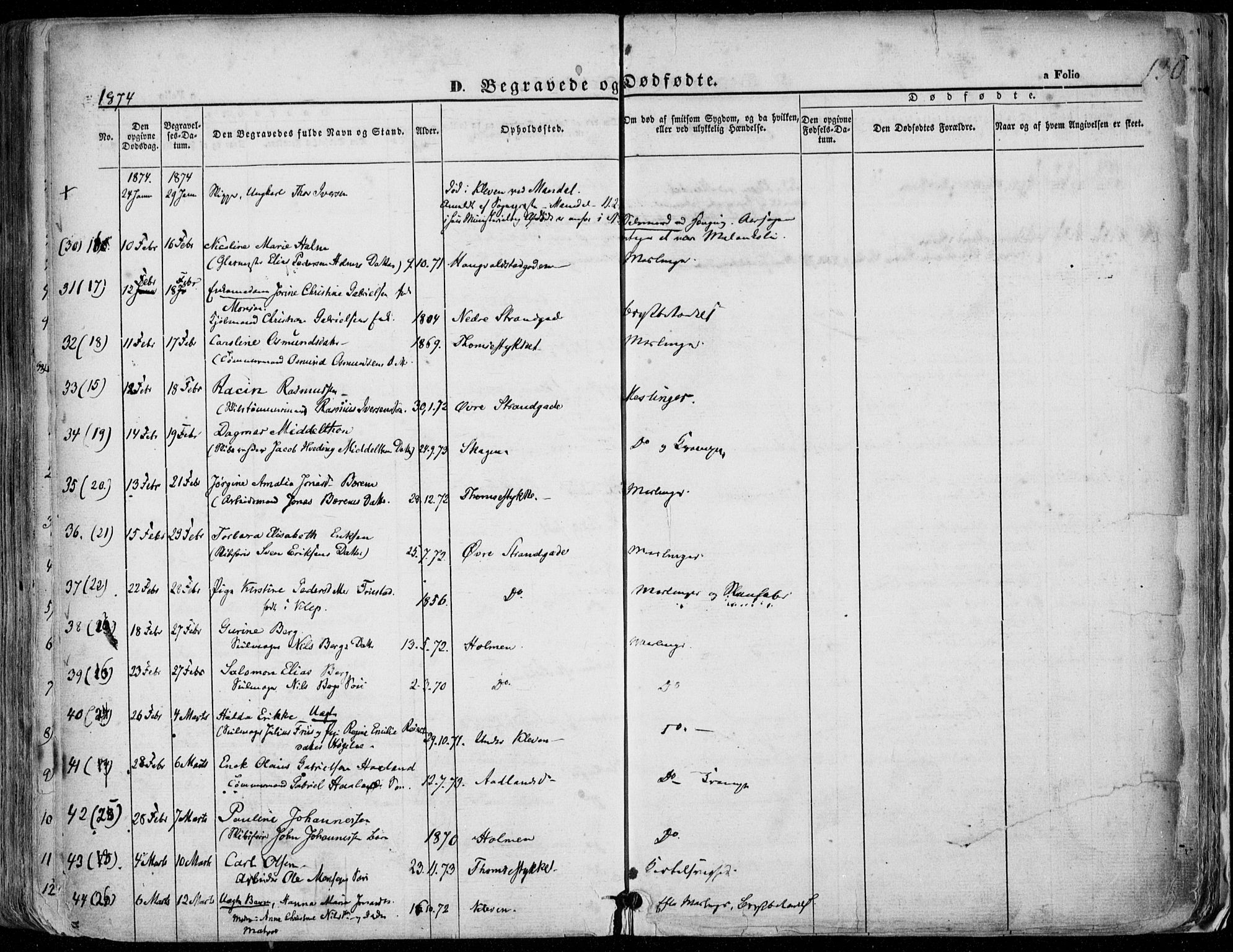 Domkirken sokneprestkontor, AV/SAST-A-101812/001/30/30BA/L0020: Parish register (official) no. A 19, 1858-1877, p. 130