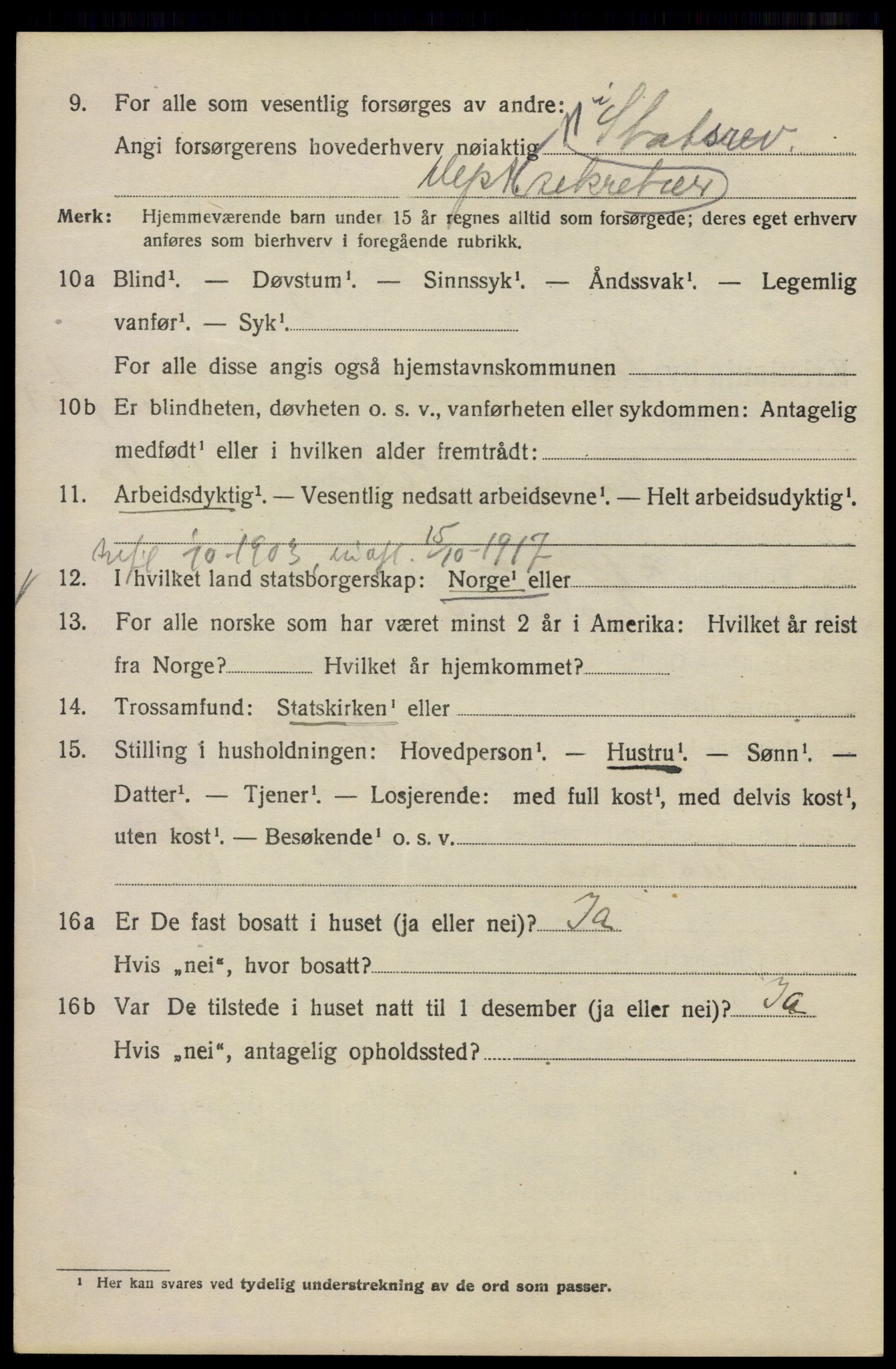 SAO, 1920 census for Kristiania, 1920, p. 202456
