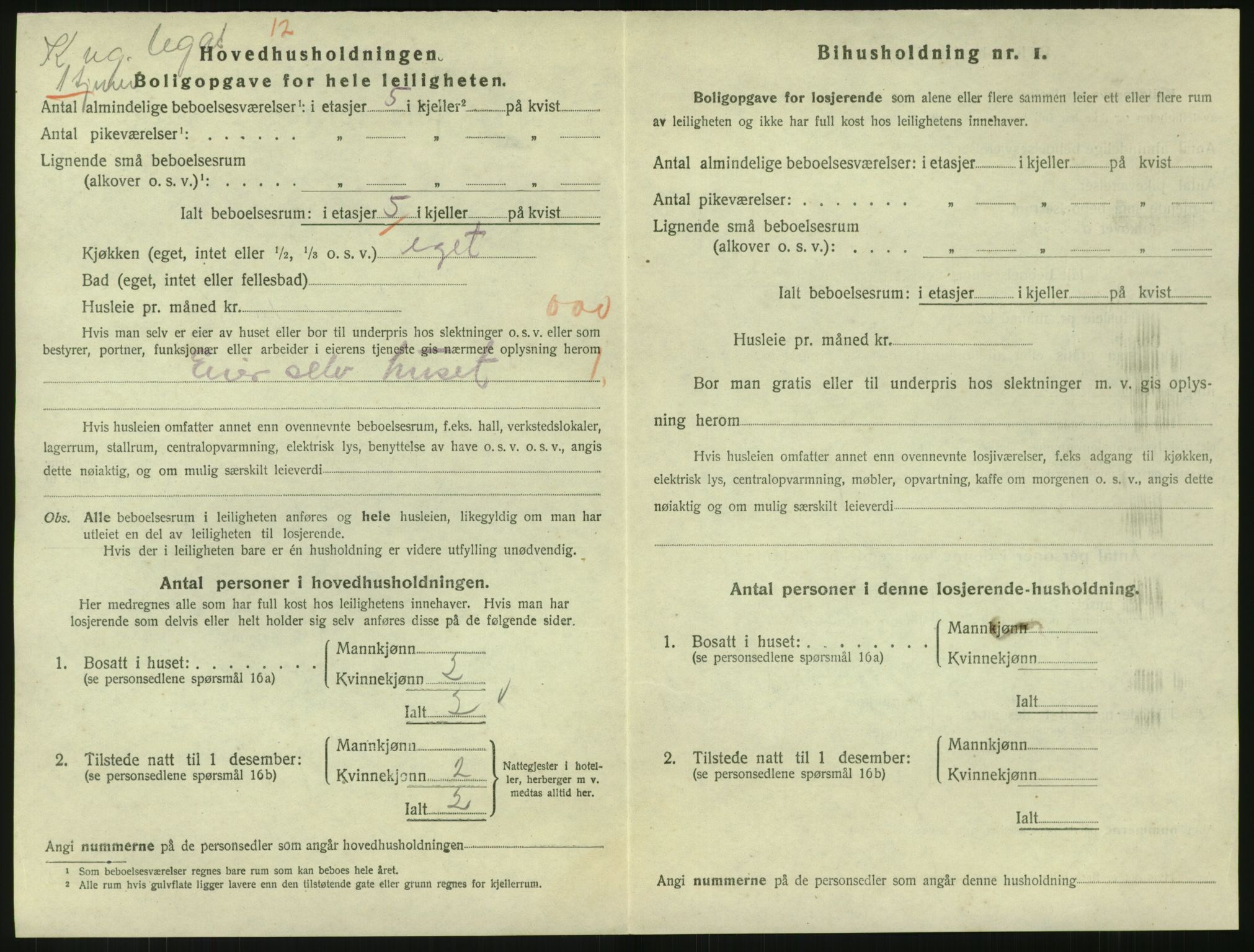 SAK, 1920 census for Arendal, 1920, p. 8813