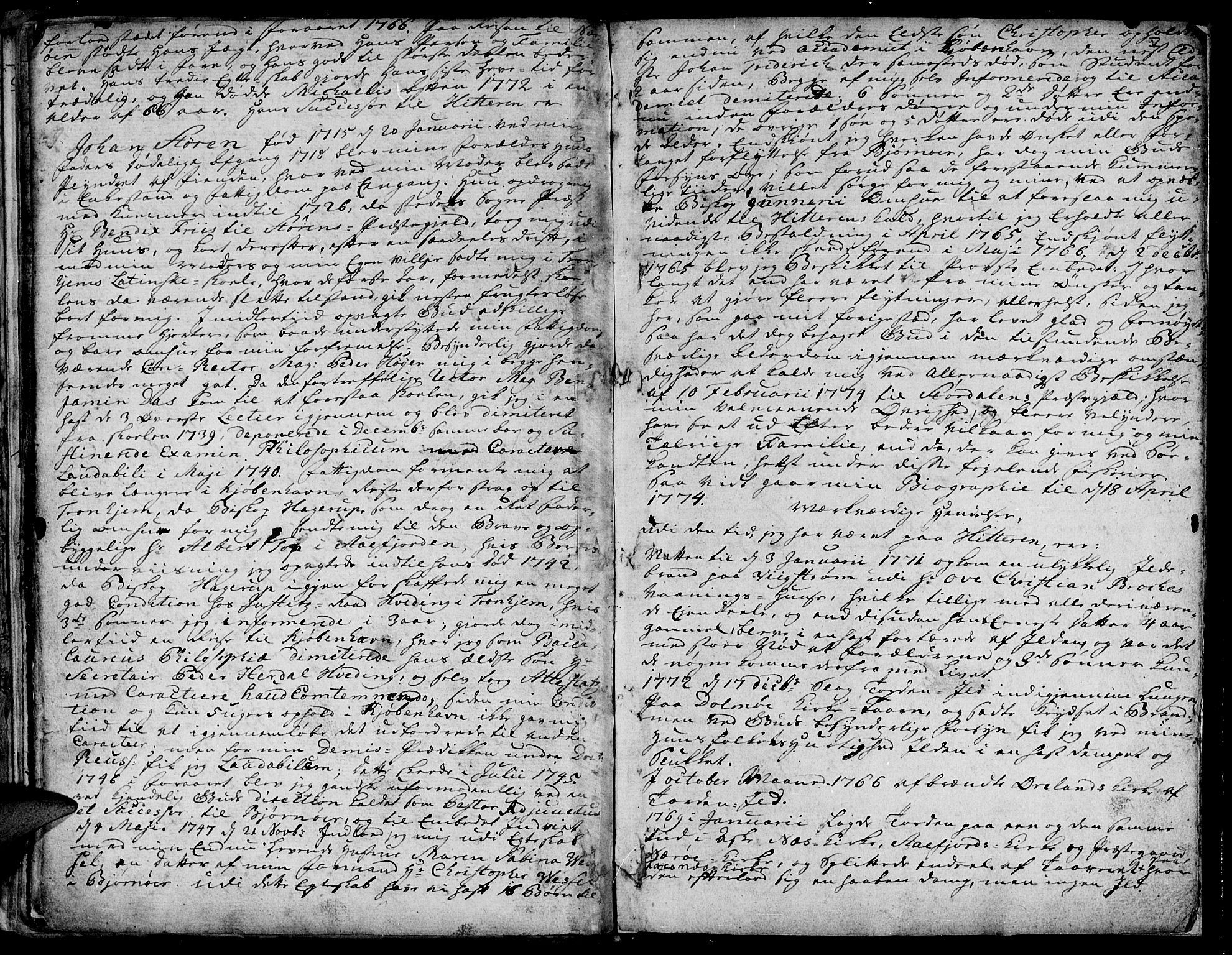 Ministerialprotokoller, klokkerbøker og fødselsregistre - Sør-Trøndelag, SAT/A-1456/634/L0525: Parish register (official) no. 634A01, 1736-1775, p. 313