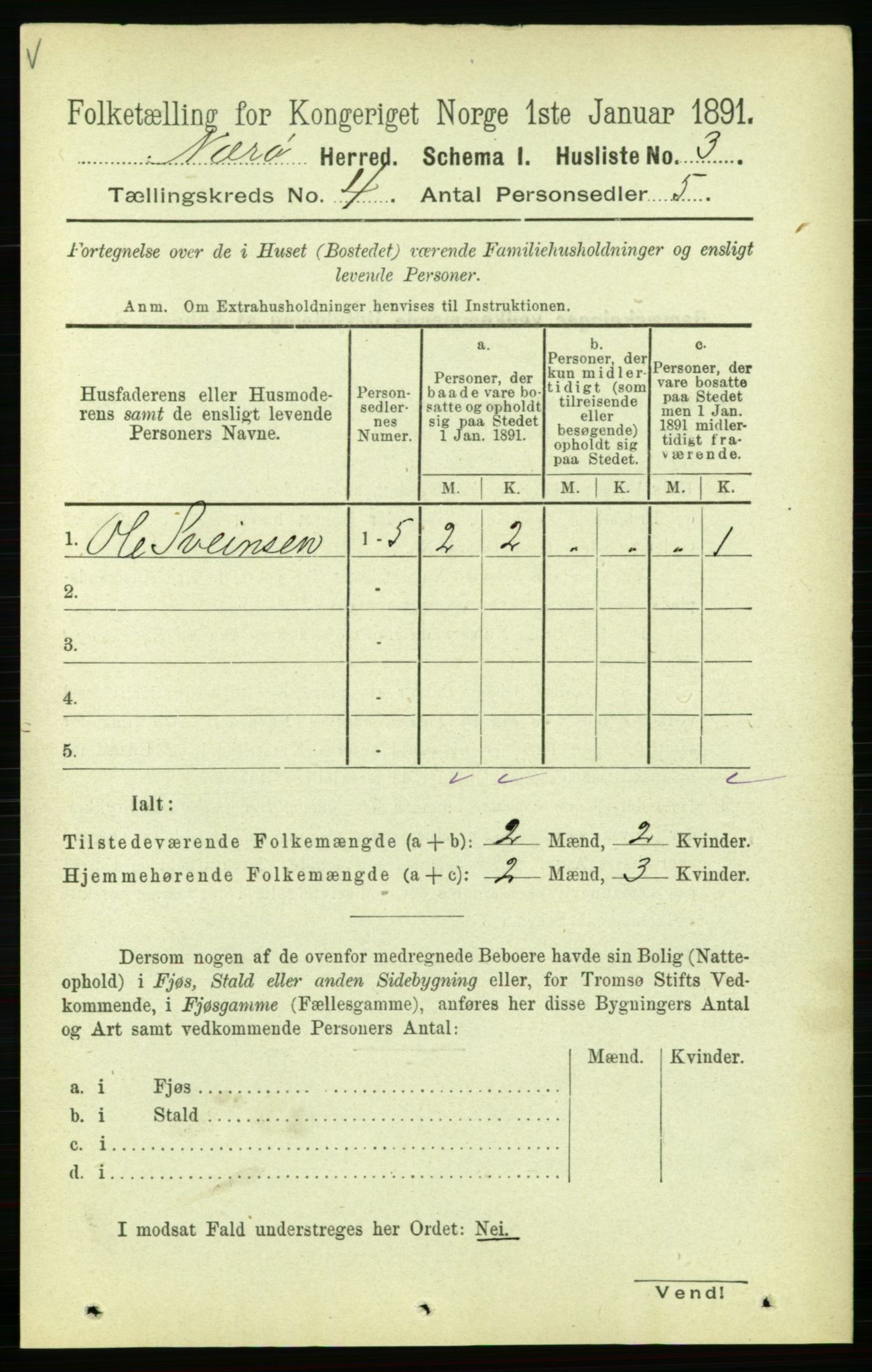 RA, 1891 census for 1751 Nærøy, 1891, p. 1784