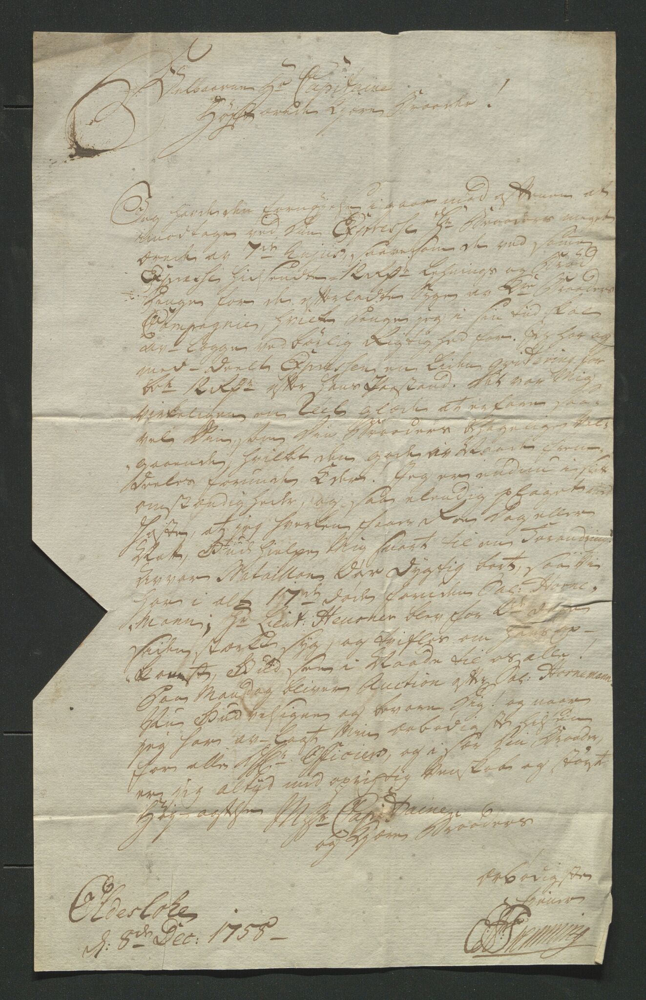 Åker i Vang, Hedmark, og familien Todderud, AV/SAH-ARK-010/J/Jc/L0002: Korrespondanse, 1753-1762, p. 208