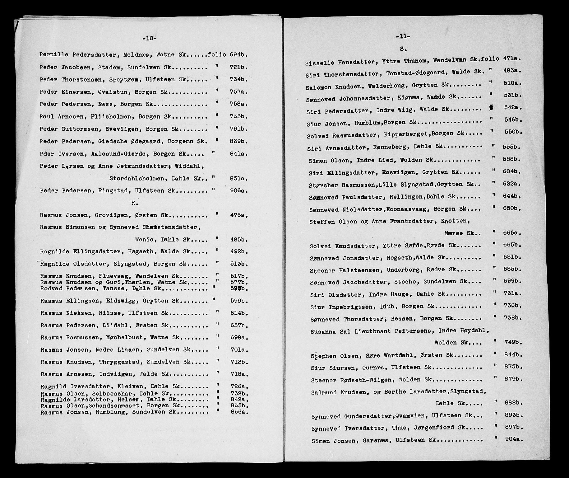 Sunnmøre sorenskriveri, AV/SAT-A-0005/3/3A/L0022: Skifteprotokoll 15B, 1765-1767, p. 10-11