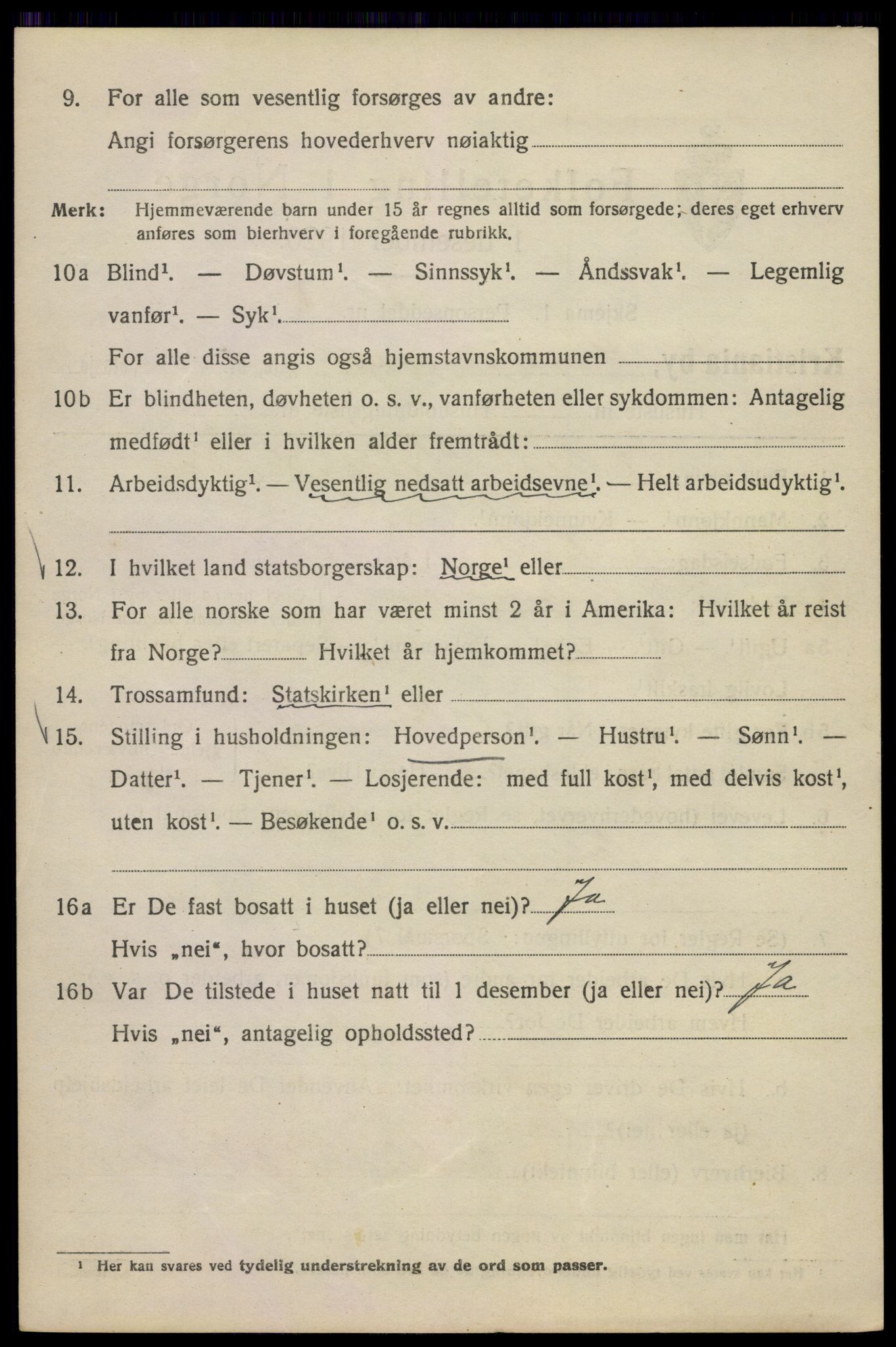 SAO, 1920 census for Kristiania, 1920, p. 286612