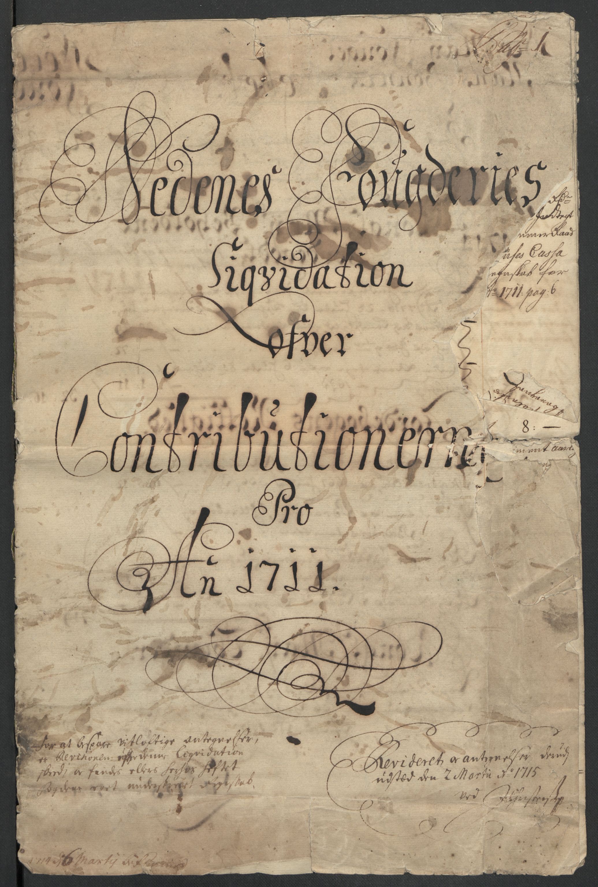 Rentekammeret inntil 1814, Reviderte regnskaper, Fogderegnskap, AV/RA-EA-4092/R39/L2319: Fogderegnskap Nedenes, 1710-1711, p. 171