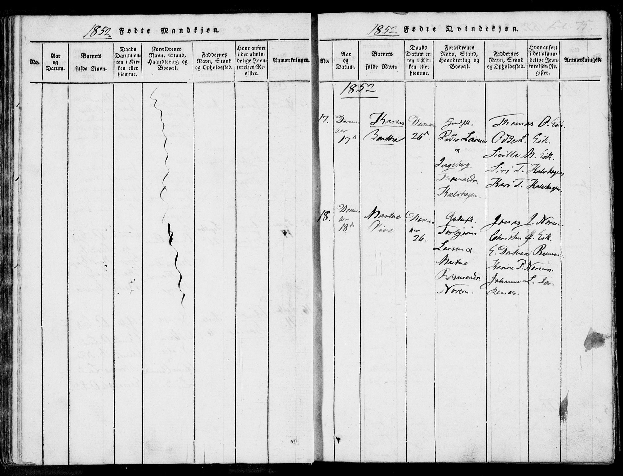 Nedstrand sokneprestkontor, AV/SAST-A-101841/01/IV: Parish register (official) no. A 7, 1816-1870, p. 75