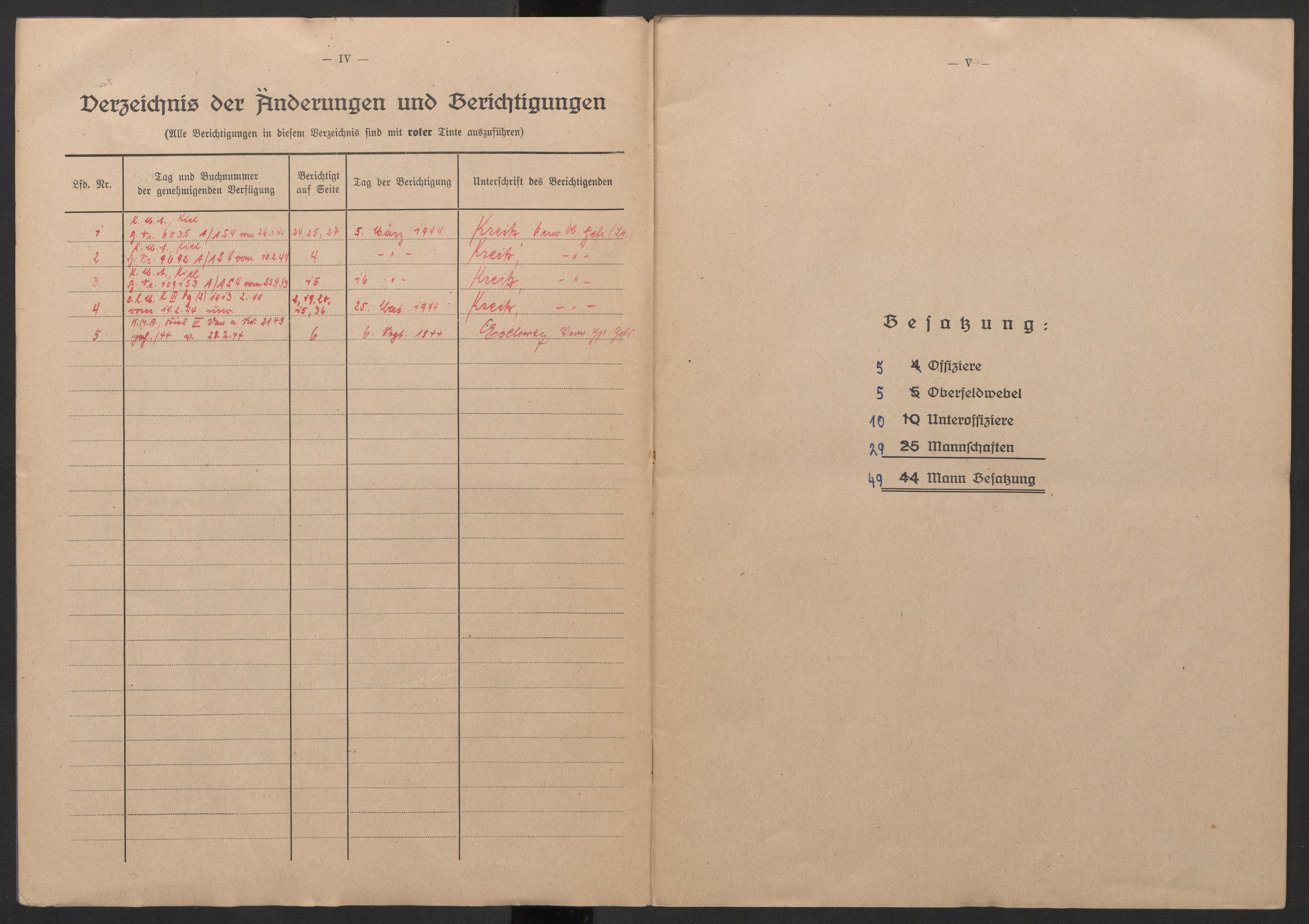 Kriegsmarine Norwegen, Kommando 11. Unterseebootflottille, AV/RA-RAFA-5081/F/L0001: --, 1943, p. 4