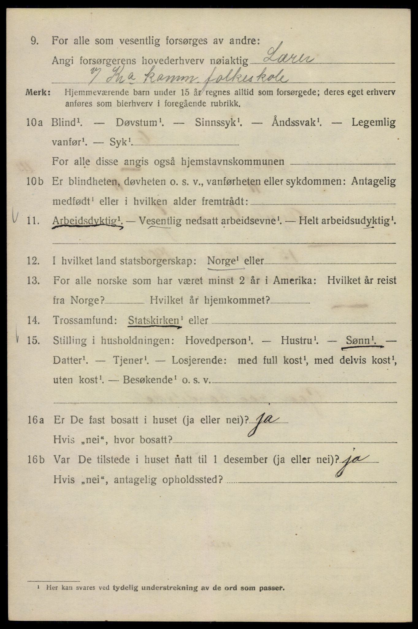 SAO, 1920 census for Kristiania, 1920, p. 526996