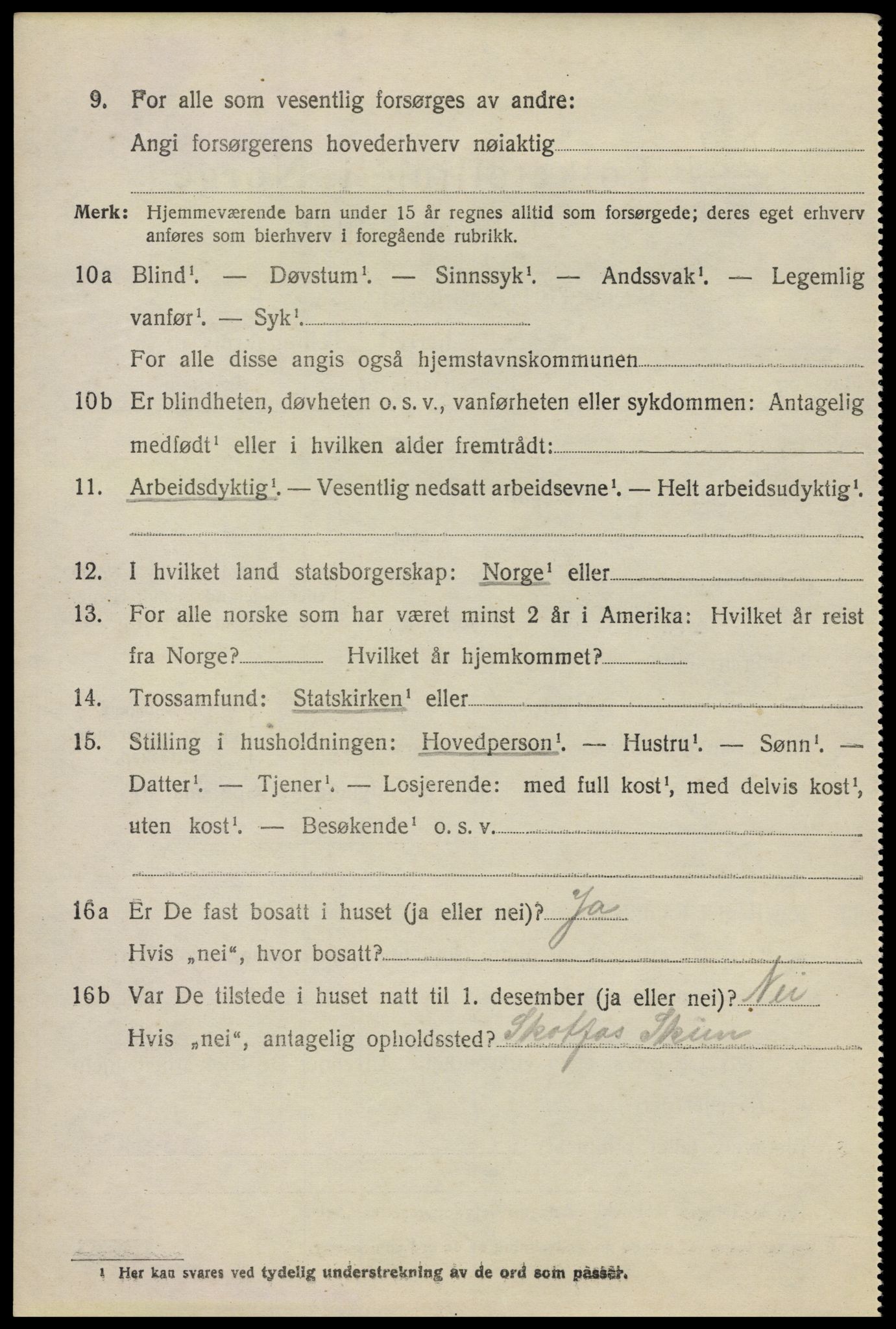 SAO, 1920 census for Høland, 1920, p. 10010