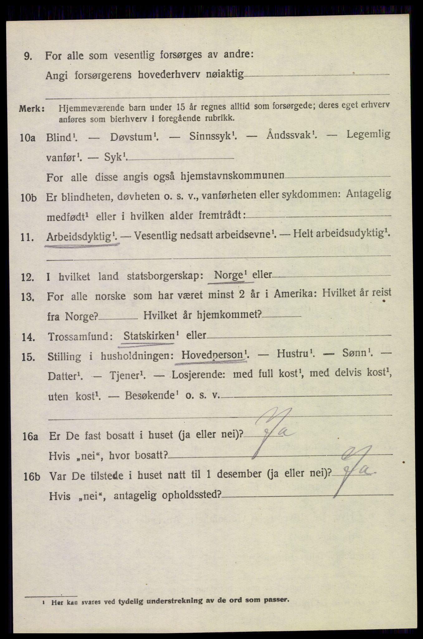 SAH, 1920 census for Østre Toten, 1920, p. 7473