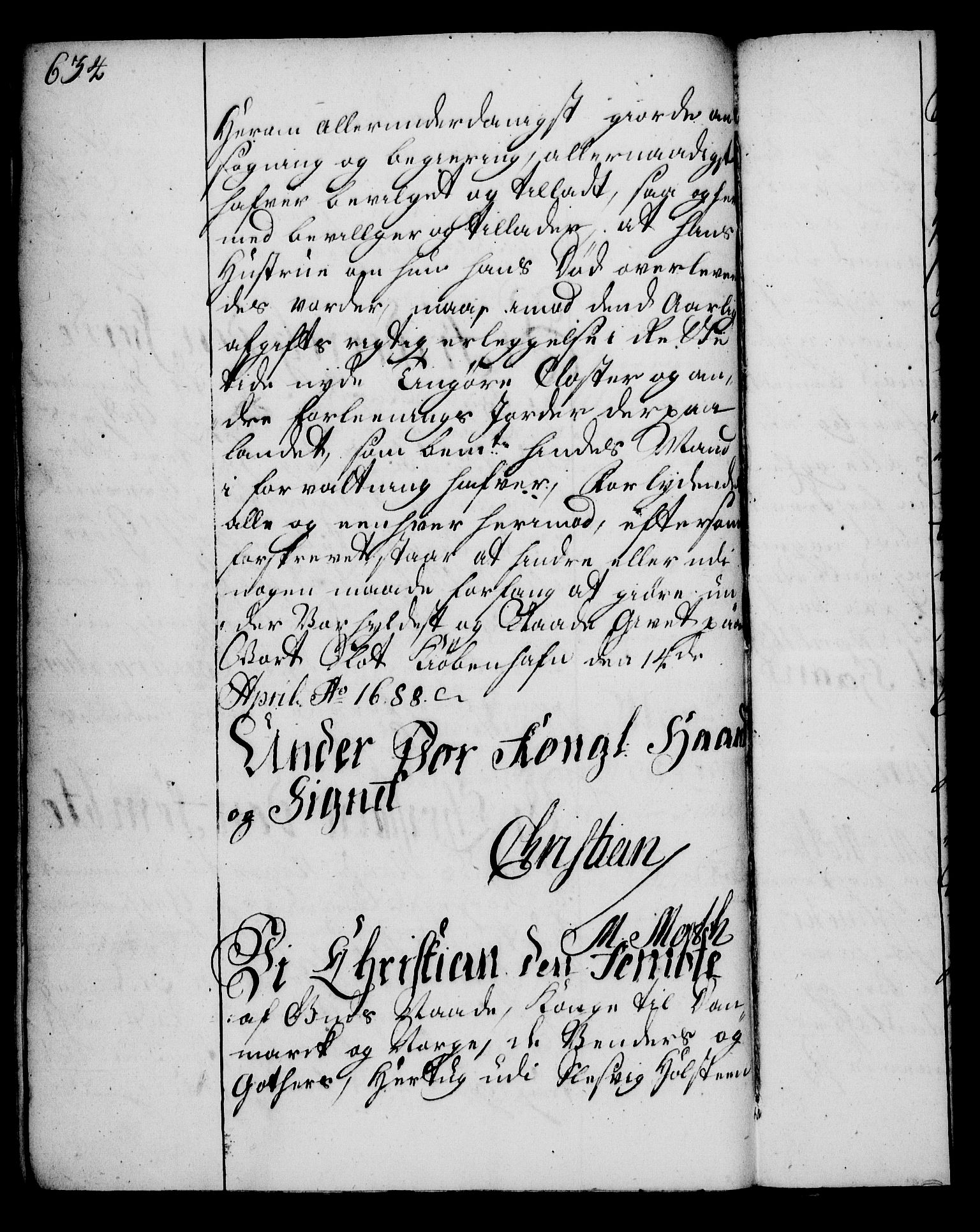 Rentekammeret, Kammerkanselliet, RA/EA-3111/G/Gg/Gga/L0003: Norsk ekspedisjonsprotokoll med register (merket RK 53.3), 1727-1734, p. 634