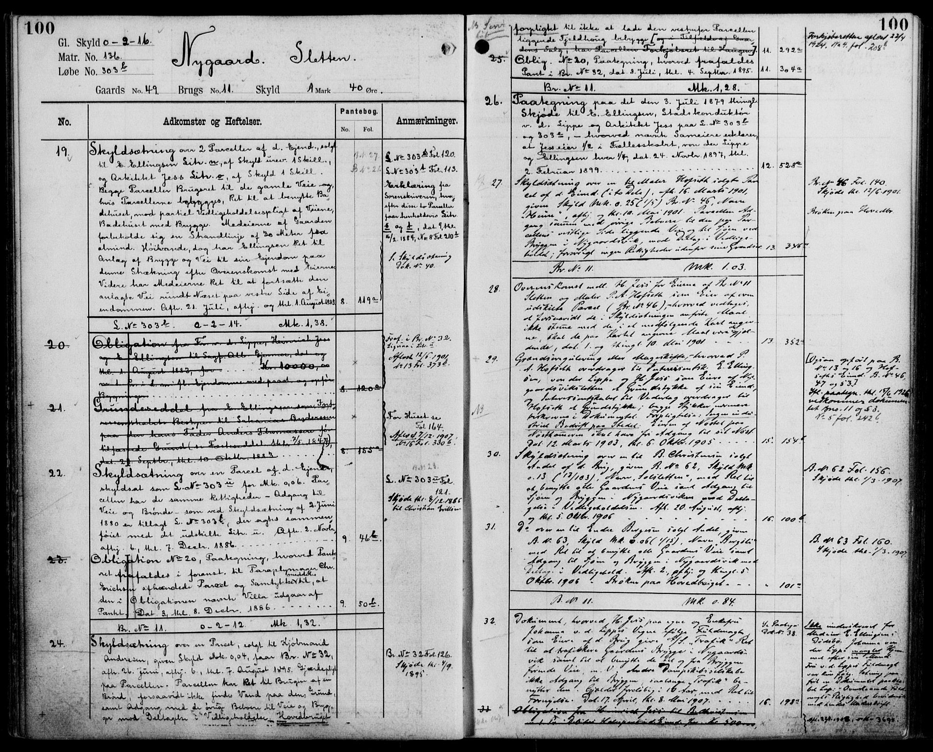 Midhordland sorenskriveri, AV/SAB-A-3001/1/G/Ga/Gab/L0110: Mortgage register no. II.A.b.110, p. 100