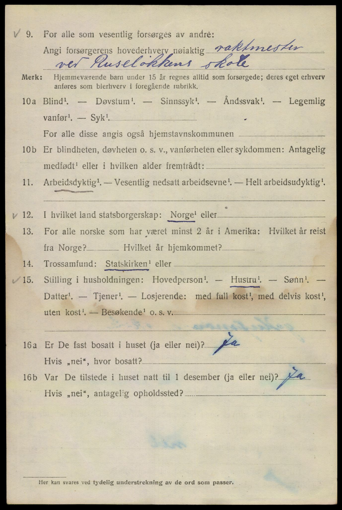 SAO, 1920 census for Kristiania, 1920, p. 367932