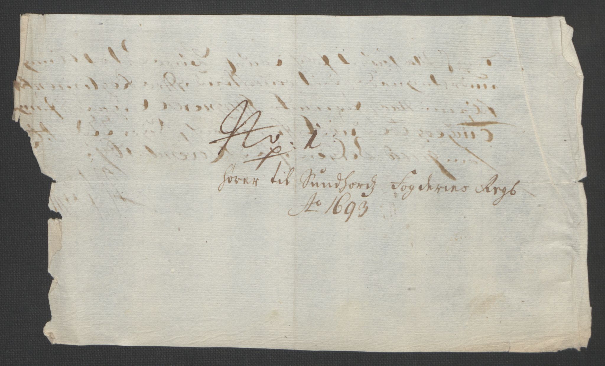 Rentekammeret inntil 1814, Reviderte regnskaper, Fogderegnskap, AV/RA-EA-4092/R48/L2974: Fogderegnskap Sunnhordland og Hardanger, 1693, p. 105