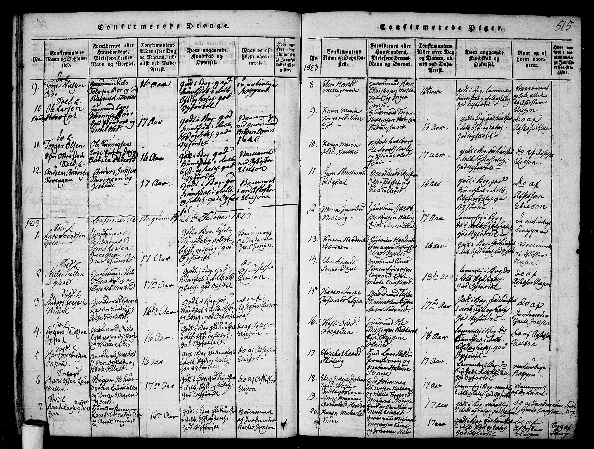 Rygge prestekontor Kirkebøker, SAO/A-10084b/F/Fa/L0003: Parish register (official) no. 3, 1814-1836, p. 504-505