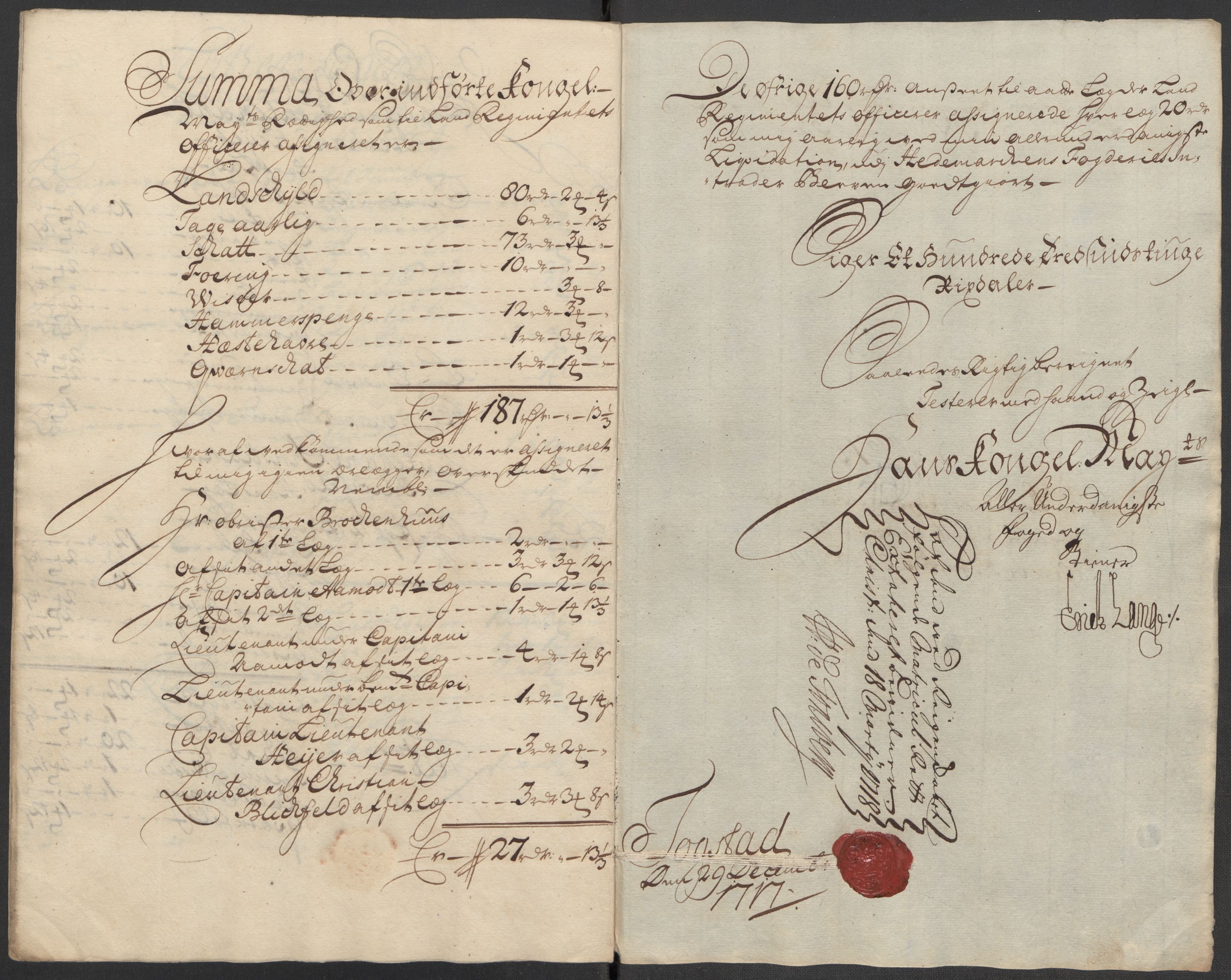 Rentekammeret inntil 1814, Reviderte regnskaper, Fogderegnskap, AV/RA-EA-4092/R16/L1056: Fogderegnskap Hedmark, 1717, p. 315