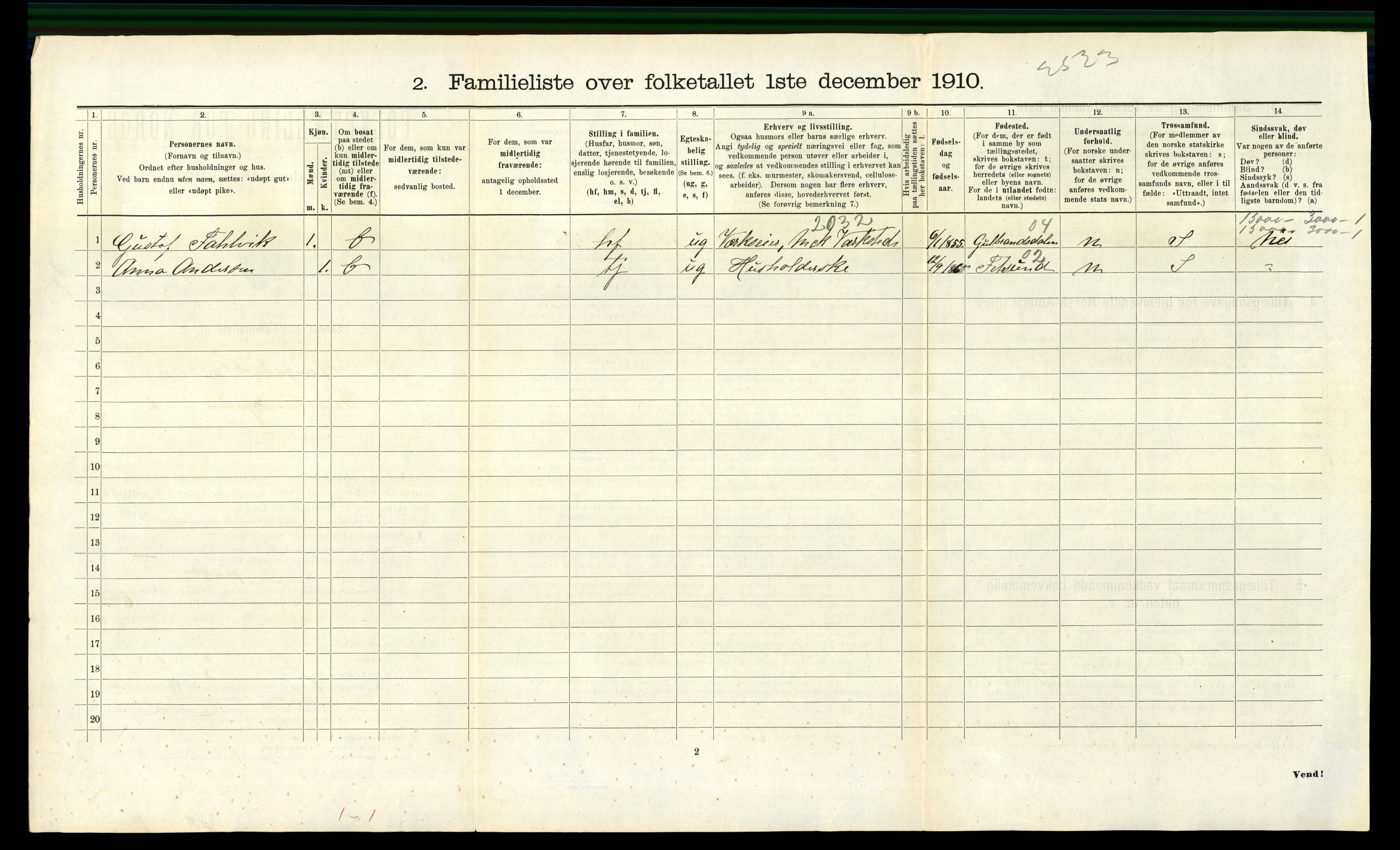 RA, 1910 census for Haugesund, 1910, p. 6013