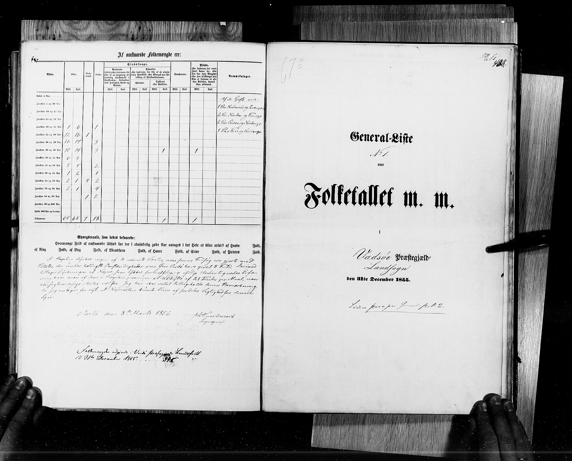 RA, Census 1855, vol. 6B: Nordland amt og Finnmarken amt, 1855, p. 438